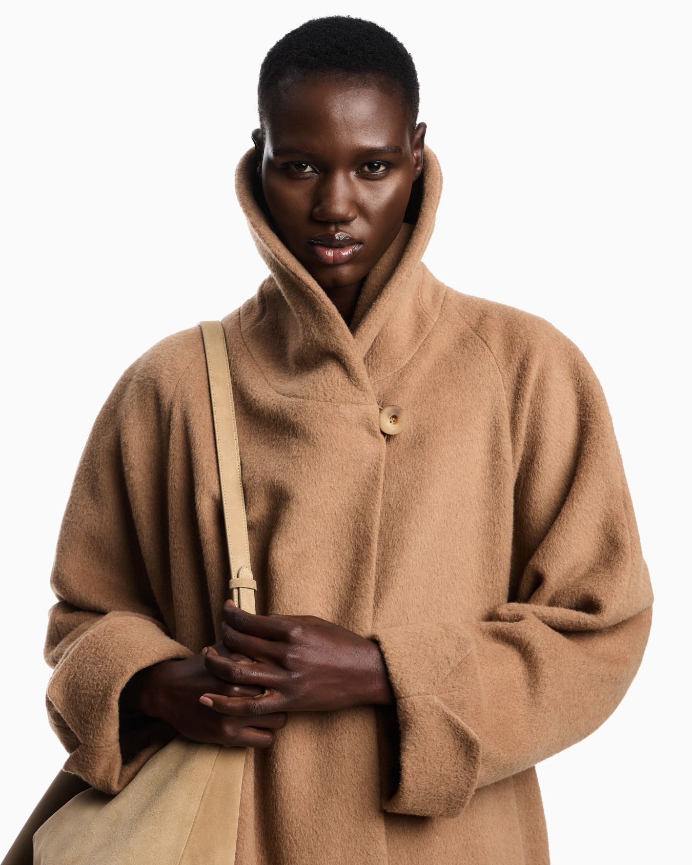 Icon alpaca-wool beaver long coat Slide 3
