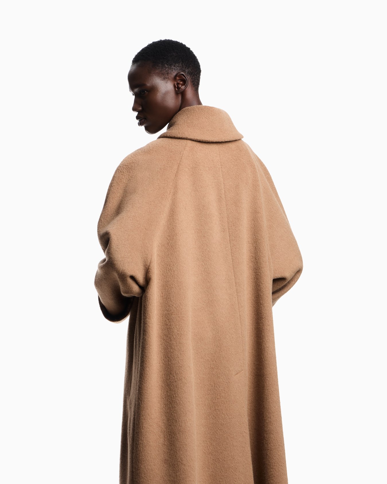 Icon alpaca-wool beaver long coat Slide 4