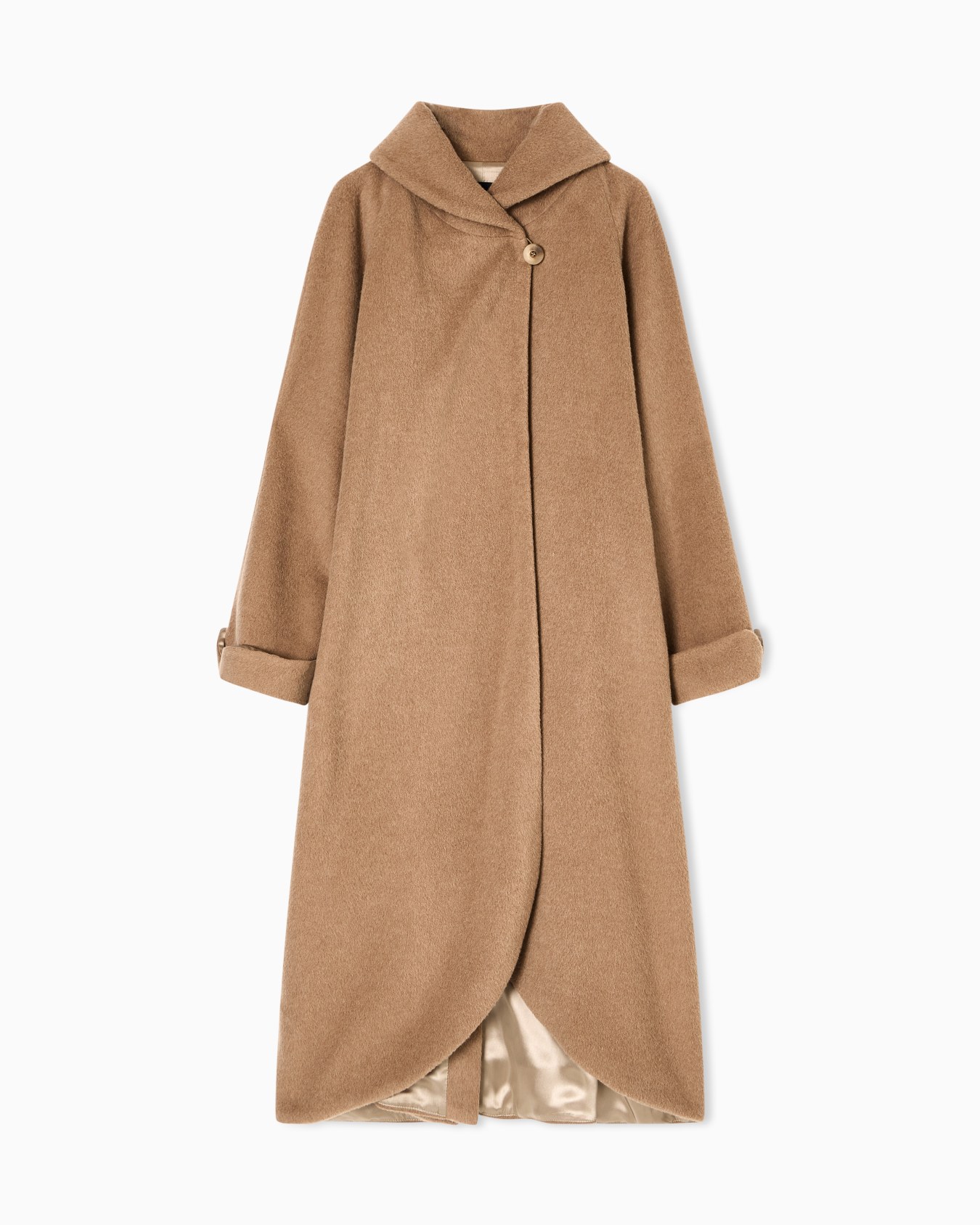 Icon alpaca-wool beaver long coat Slide 0