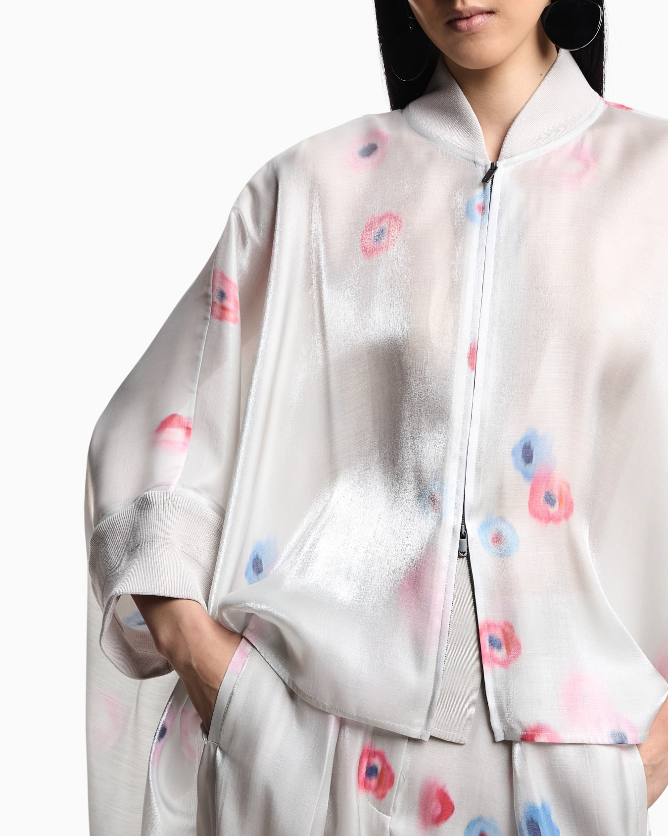 Tunique en viscose fluide avec imprimé fleurs all over Diapositive 4