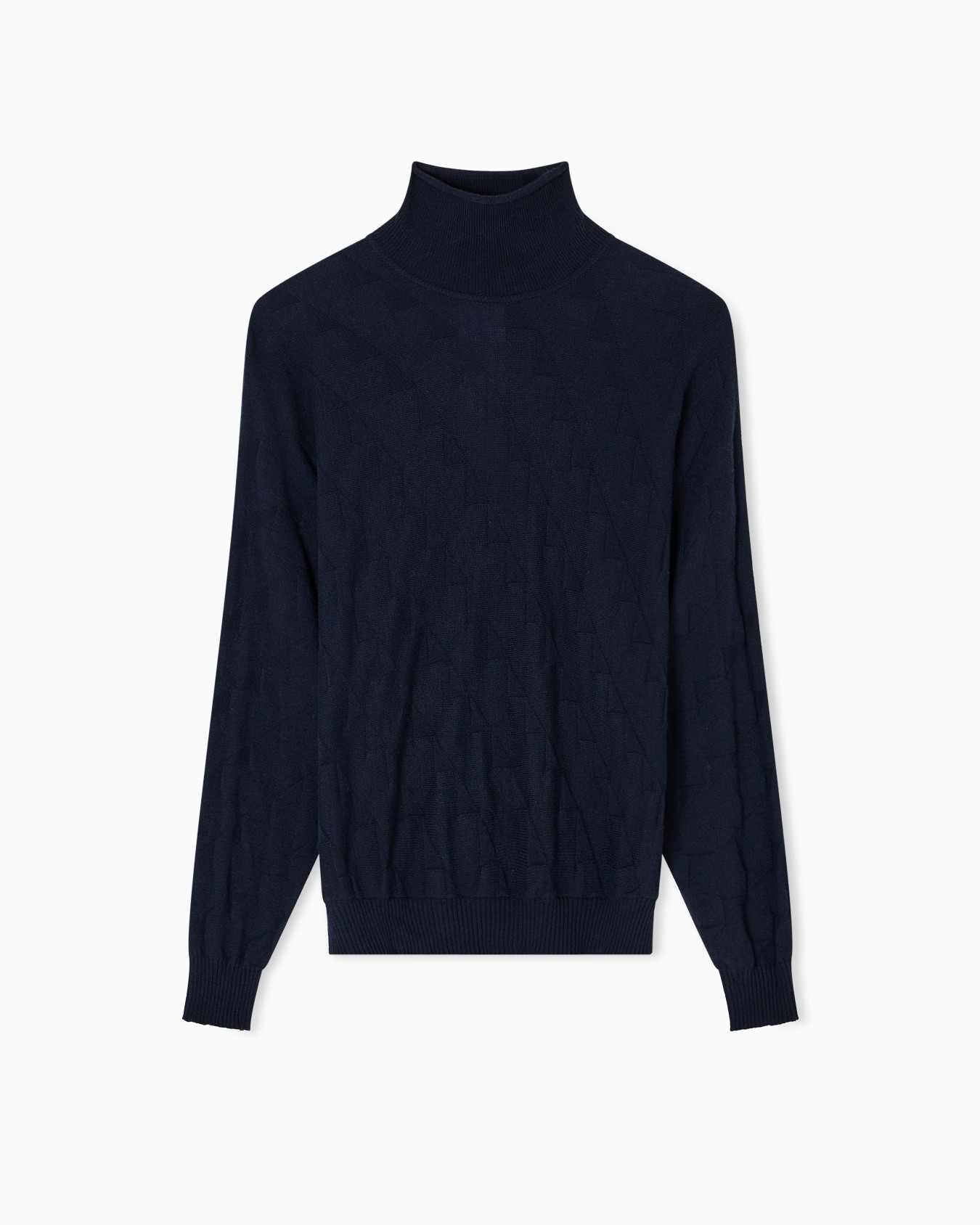 Icon Rollkragen-Pullover mit Rauten-Muster Folie 0