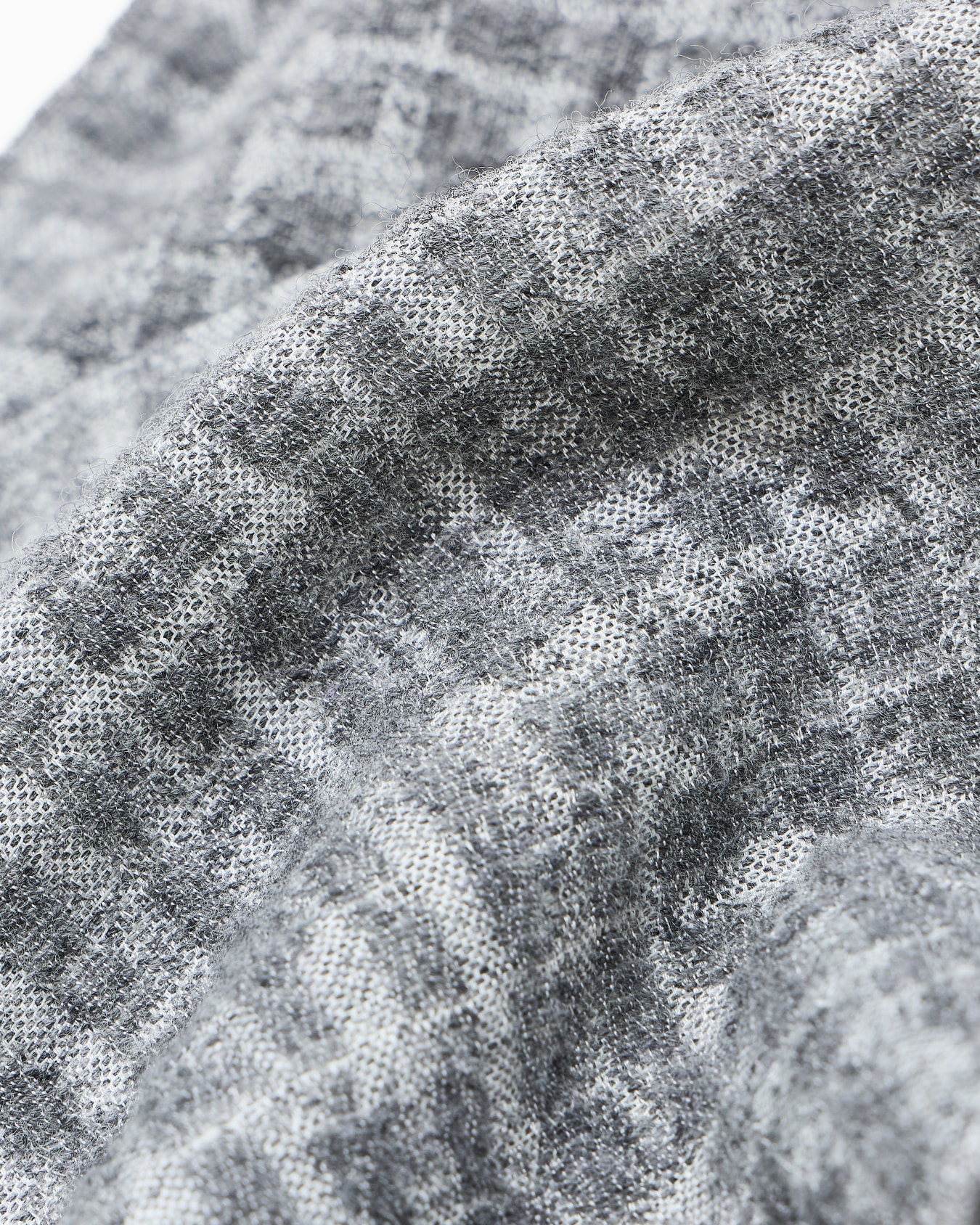 Foulard in misto lana vergine motivo check Icon Slide 1