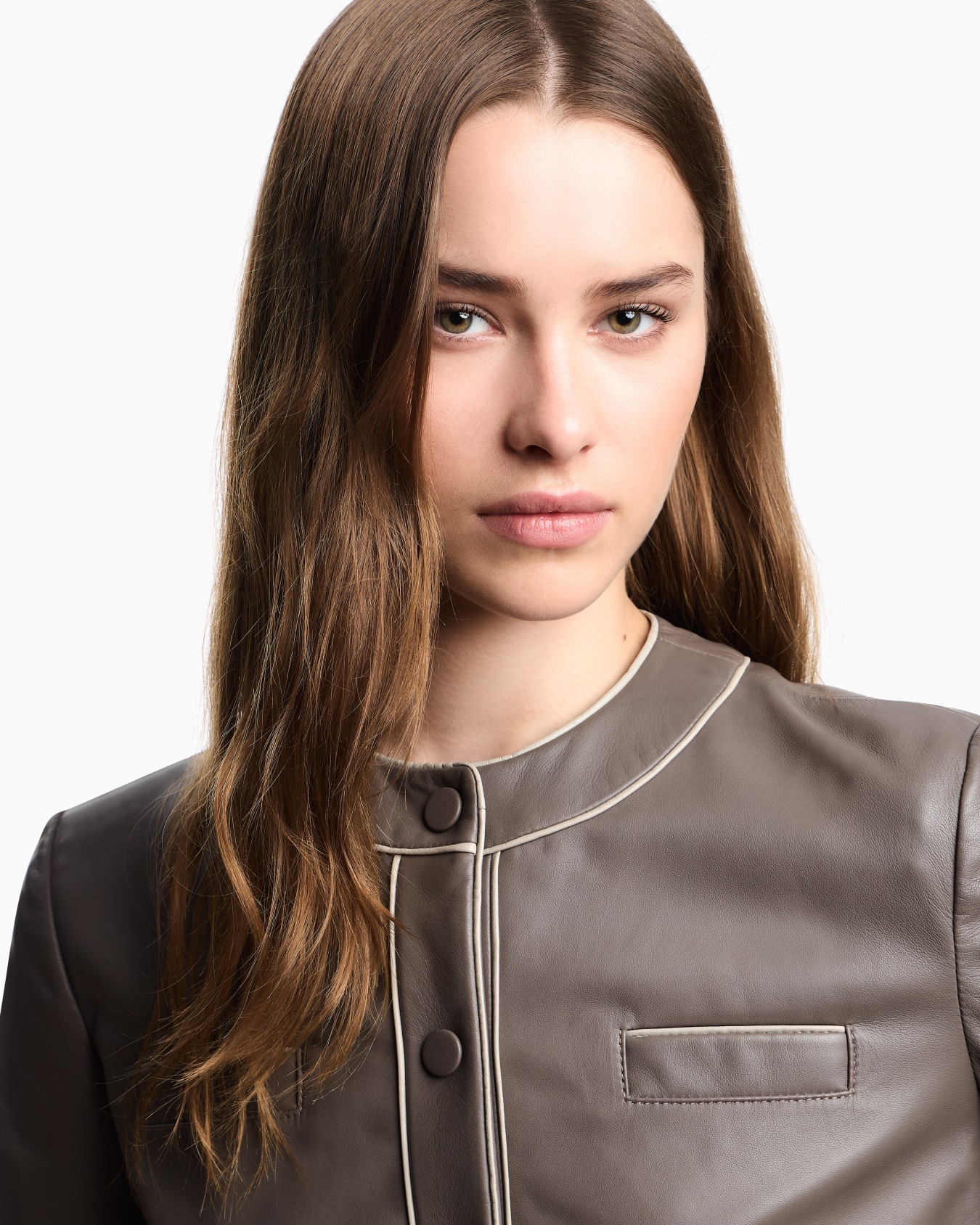 Semi-aniline lambskin nappa leather jacket Slide 4