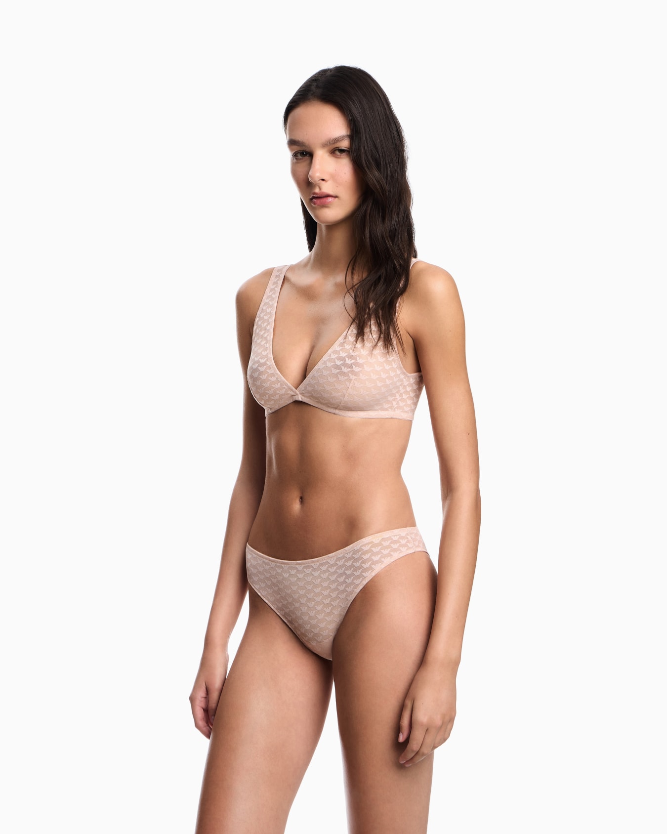 ASV mesh bralette with all-over eagle logo Slide 1