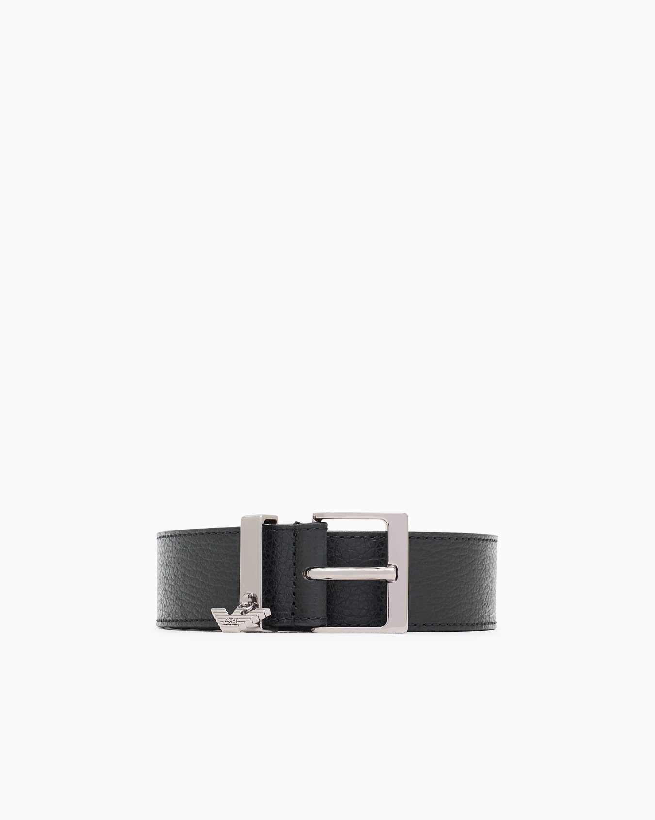 Icon deer-print leather belt Slide 0