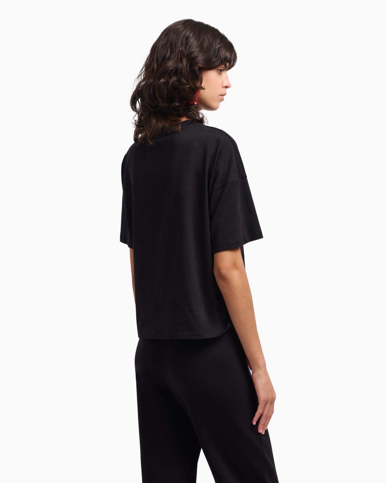 T-shirt in jersey con inserto in satin Capsule San Valentino ASV Slide 2