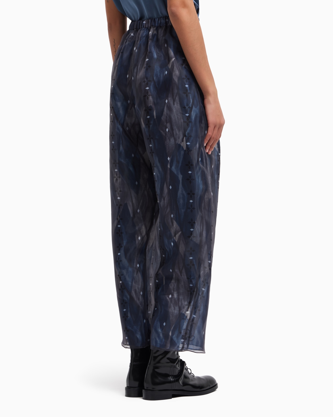 Jeu de Cartes technical organza pleated trousers Slide 3