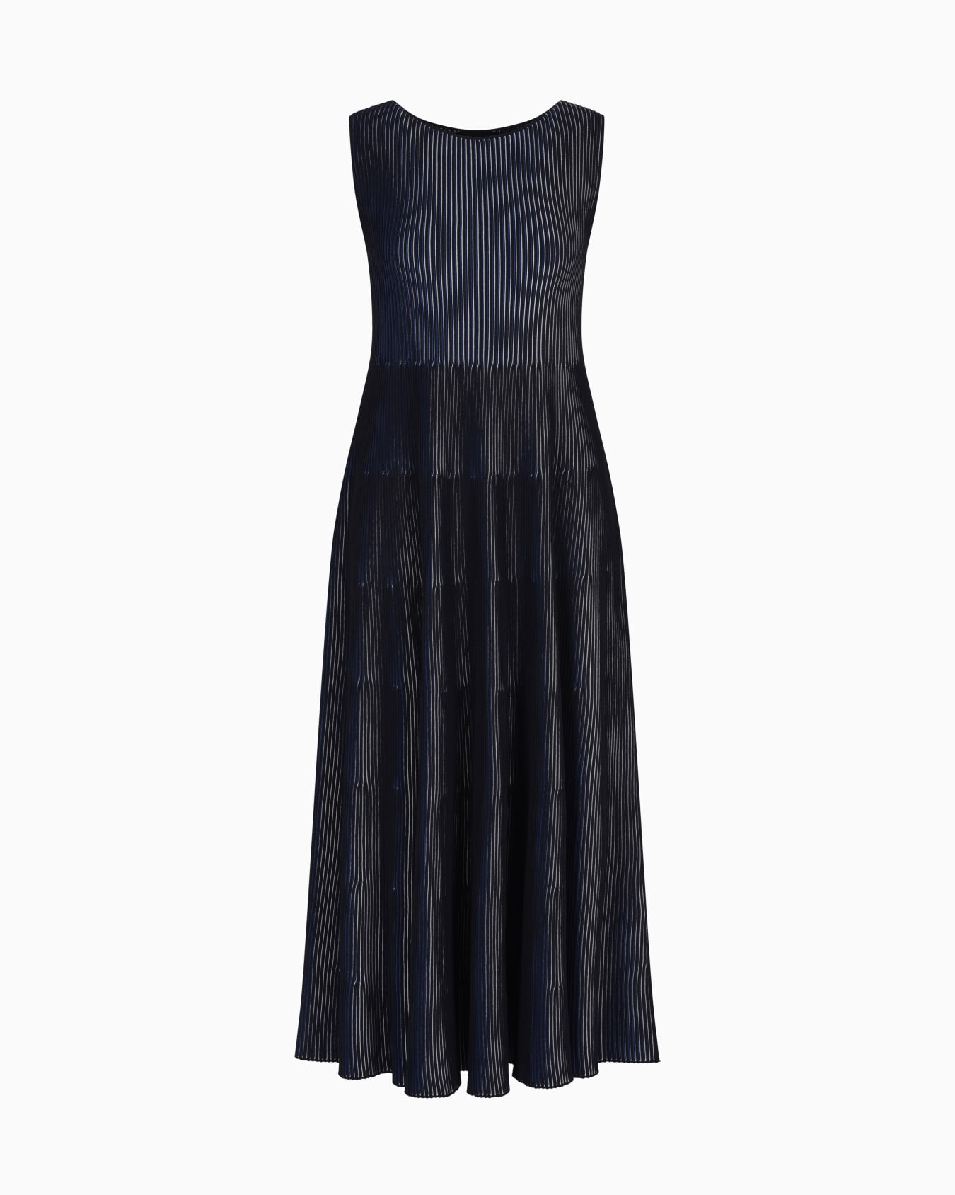 Robe sans manches en tissu endroit et envers effet vanisé Diapositive 0