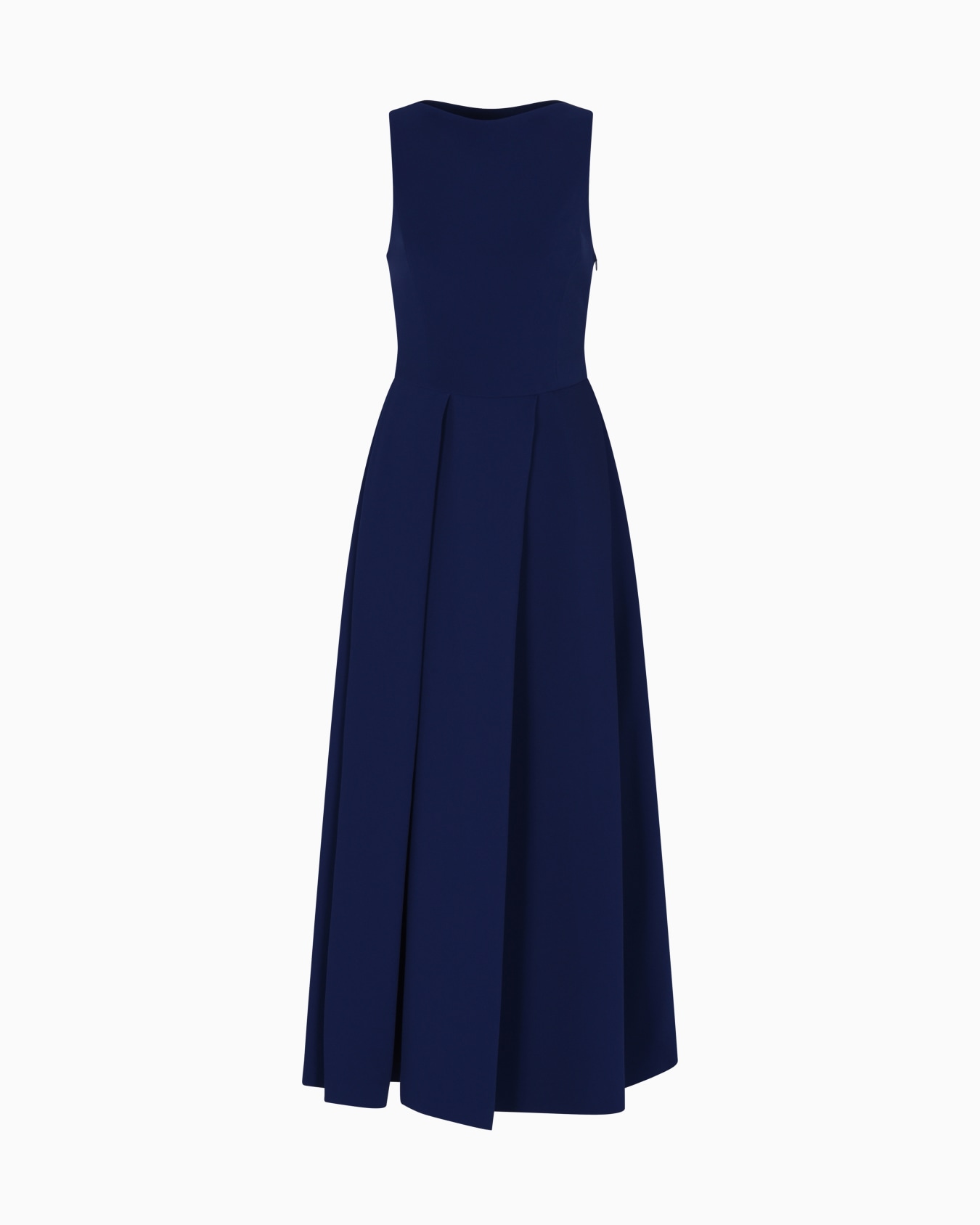 Technical cady sleeveless dress with pleats Slide 0