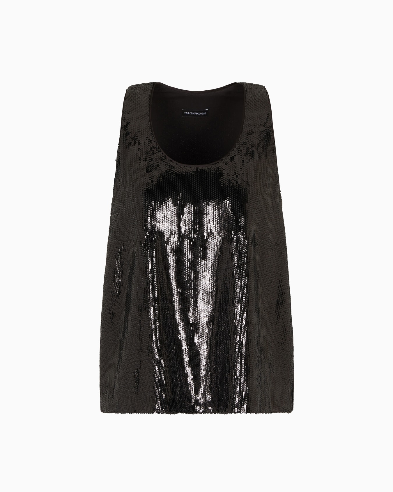 Sleeveless top with all-over sequins Slide 0