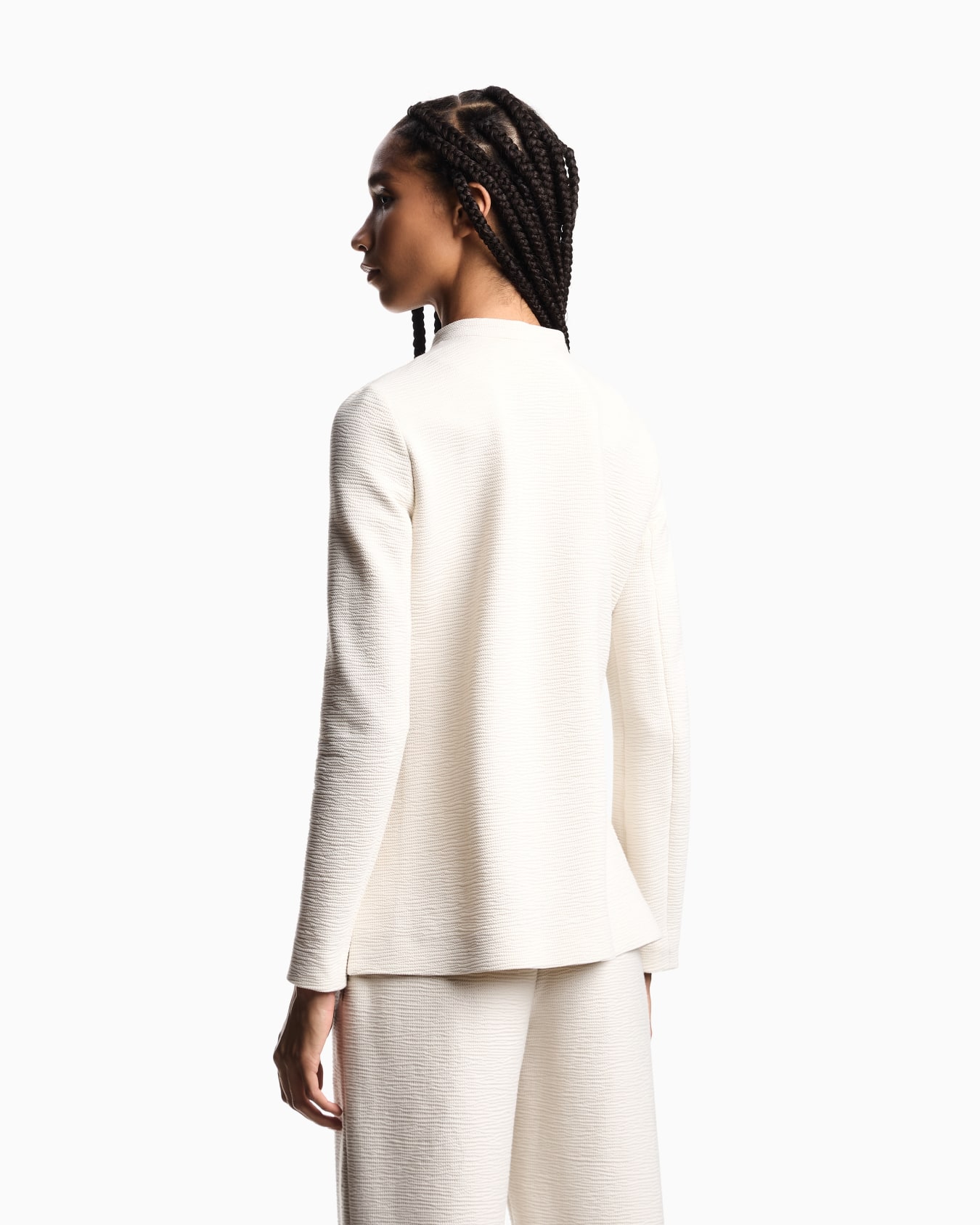 Embossed, textured jersey jacket Slide 2