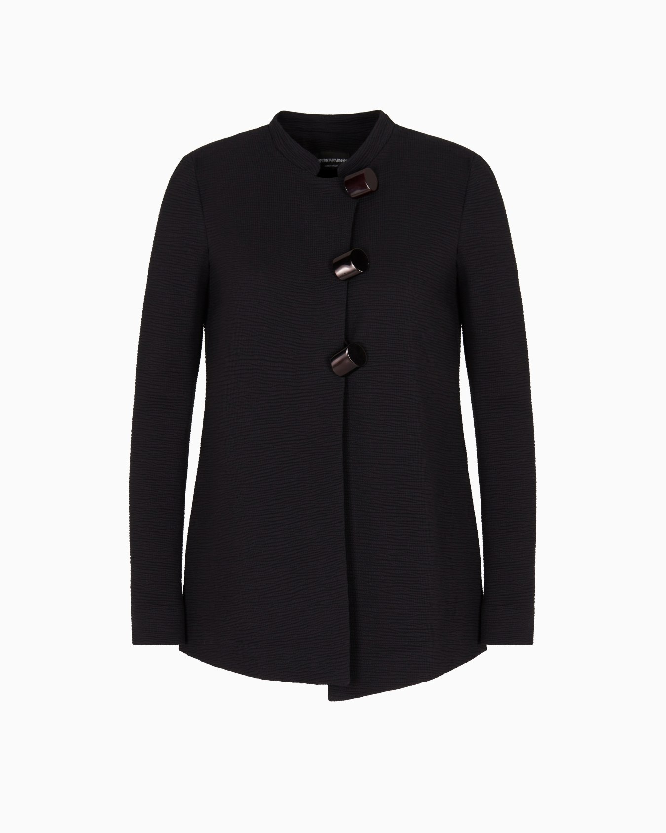 Embossed, textured jersey jacket Slide 0