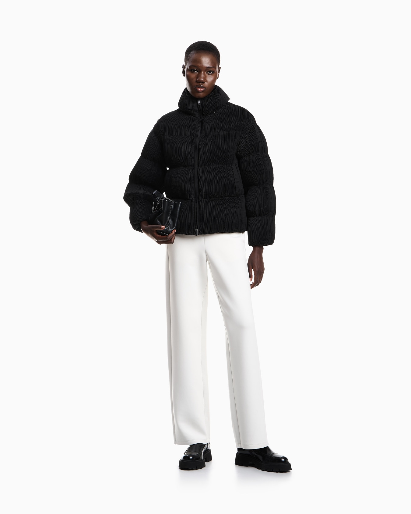 Pantalon avec taille élastique en jersey double ASV Diapositive 1
