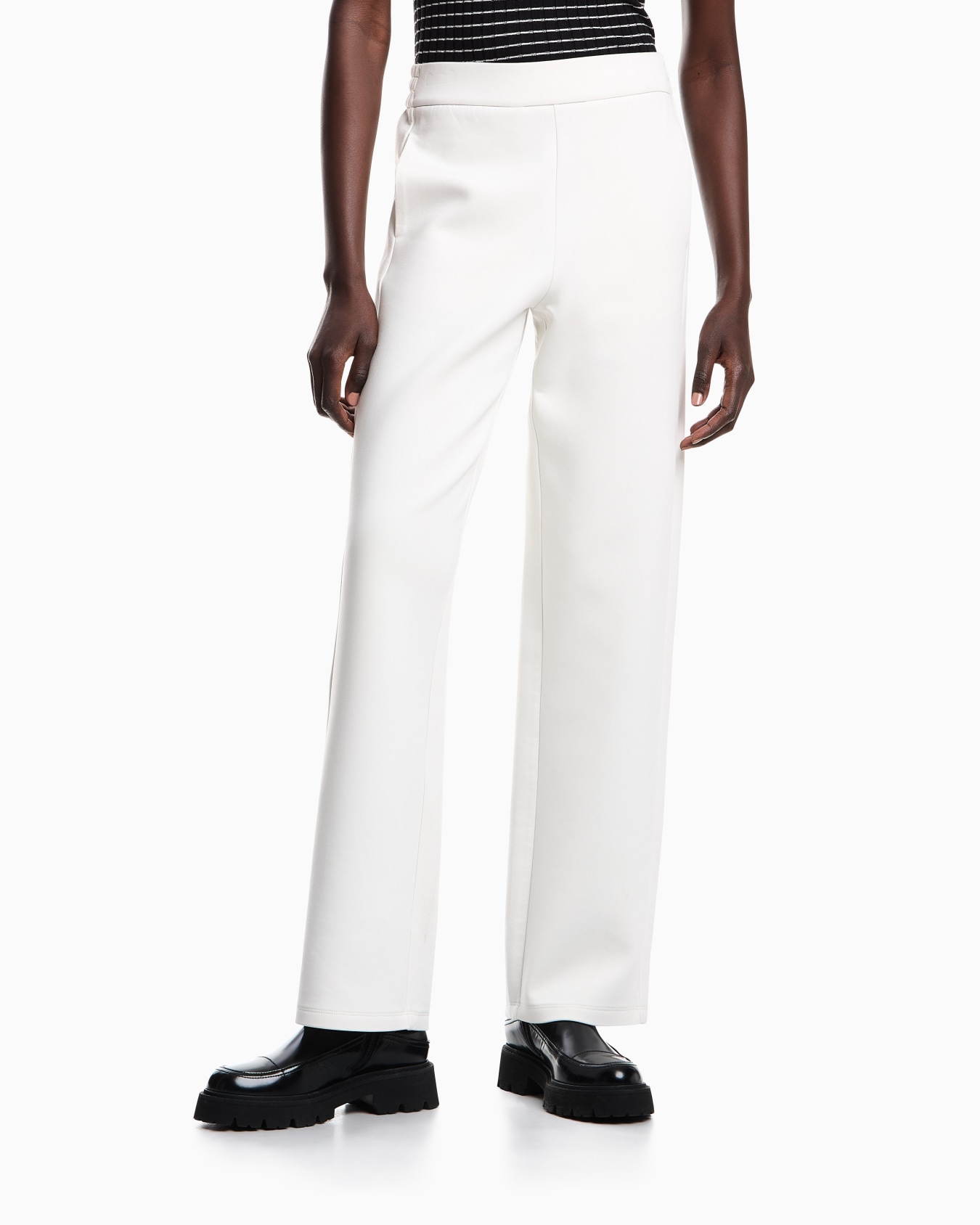 Pantalon avec taille élastique en jersey double ASV Diapositive 3