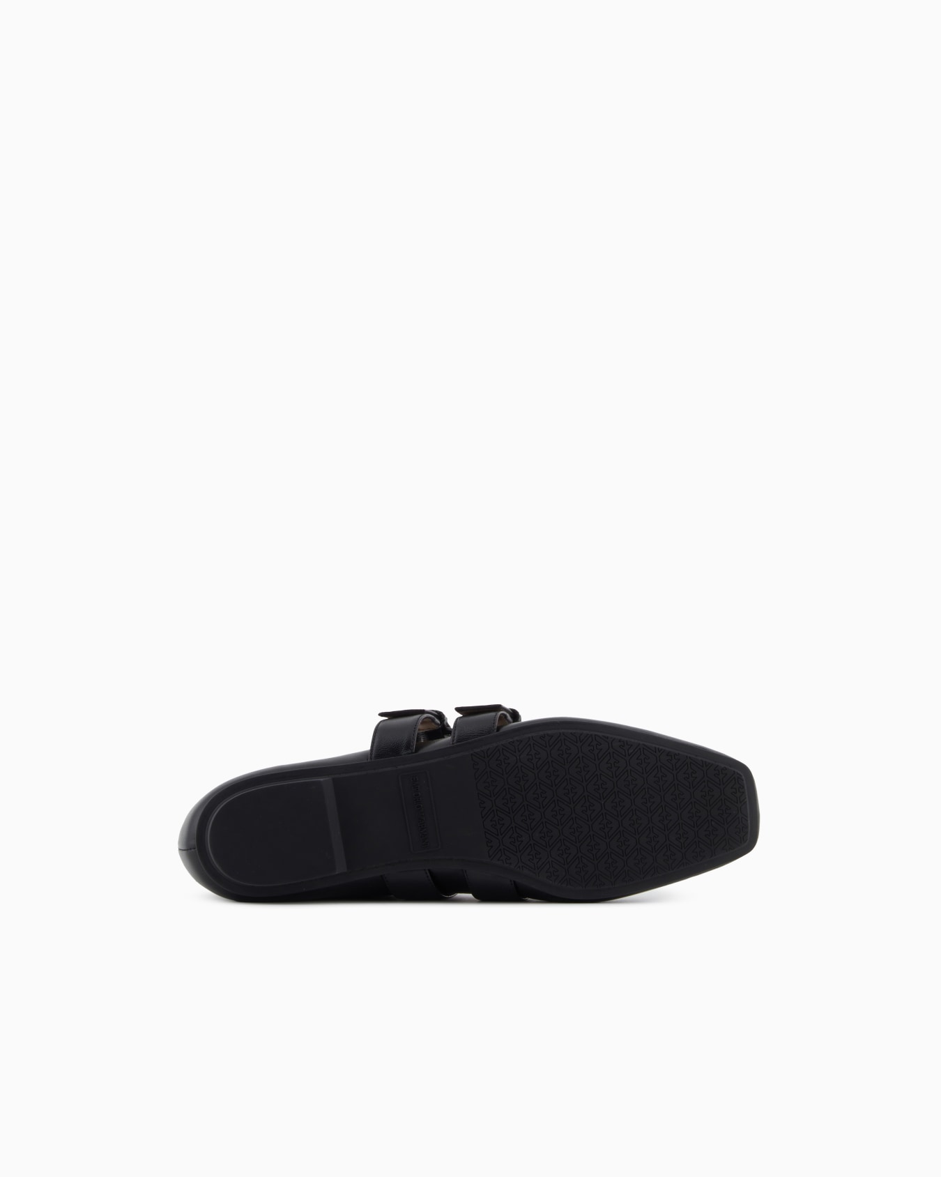 Nappa-leather square-toed ballerinas with double strap Slide 5