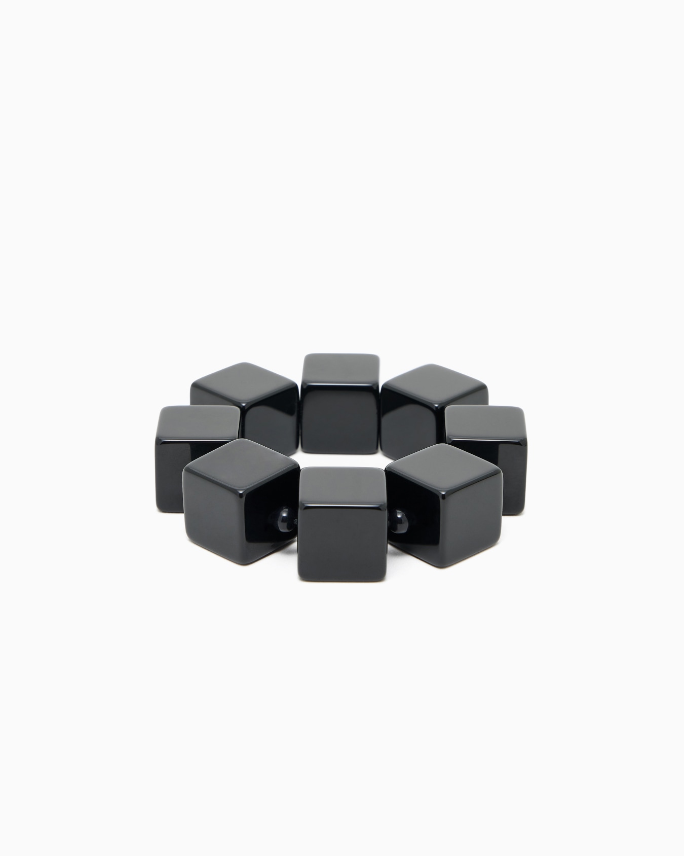 Elasticated bracelet with cubes  Slide 0