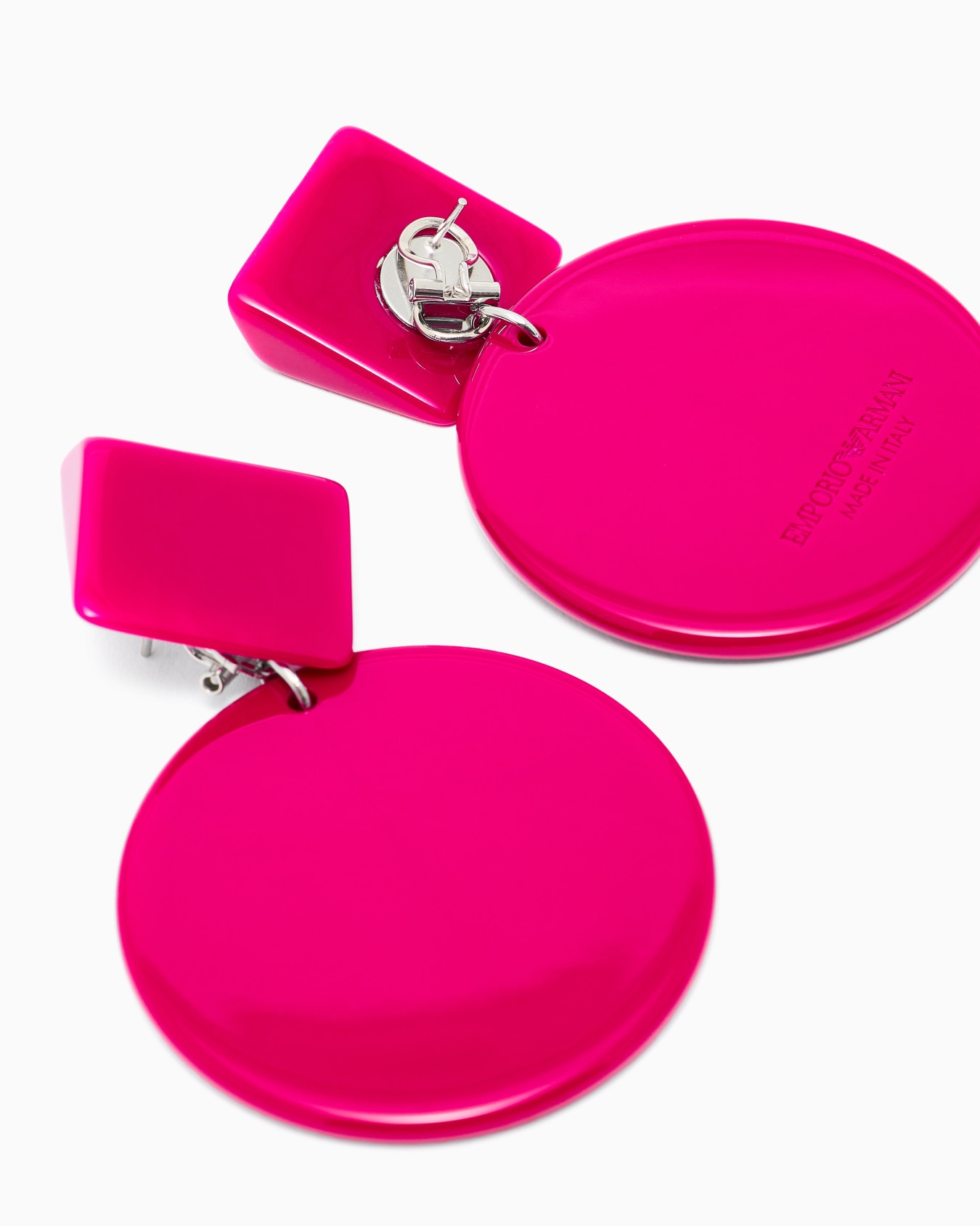 Grandes boucles d’oreilles pendantes circulaires Diapositive 1