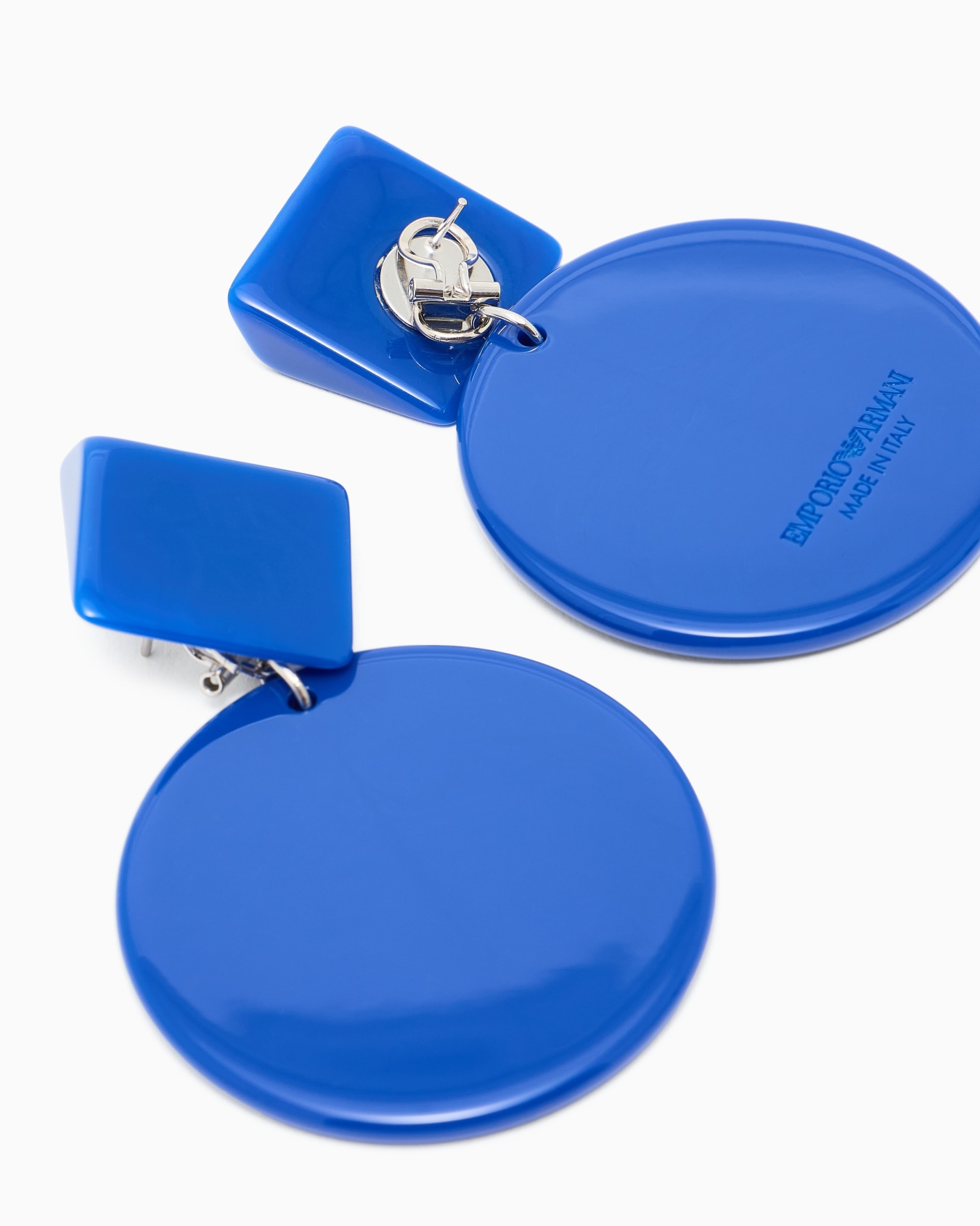 Grandes boucles d’oreilles pendantes circulaires Diapositive 1