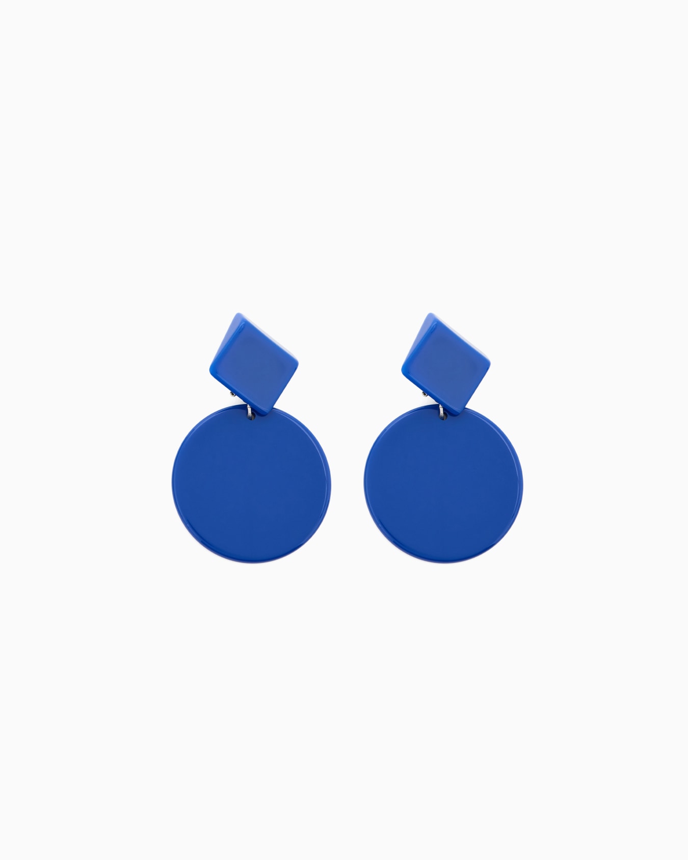 Grandes boucles d’oreilles pendantes circulaires Diapositive 0
