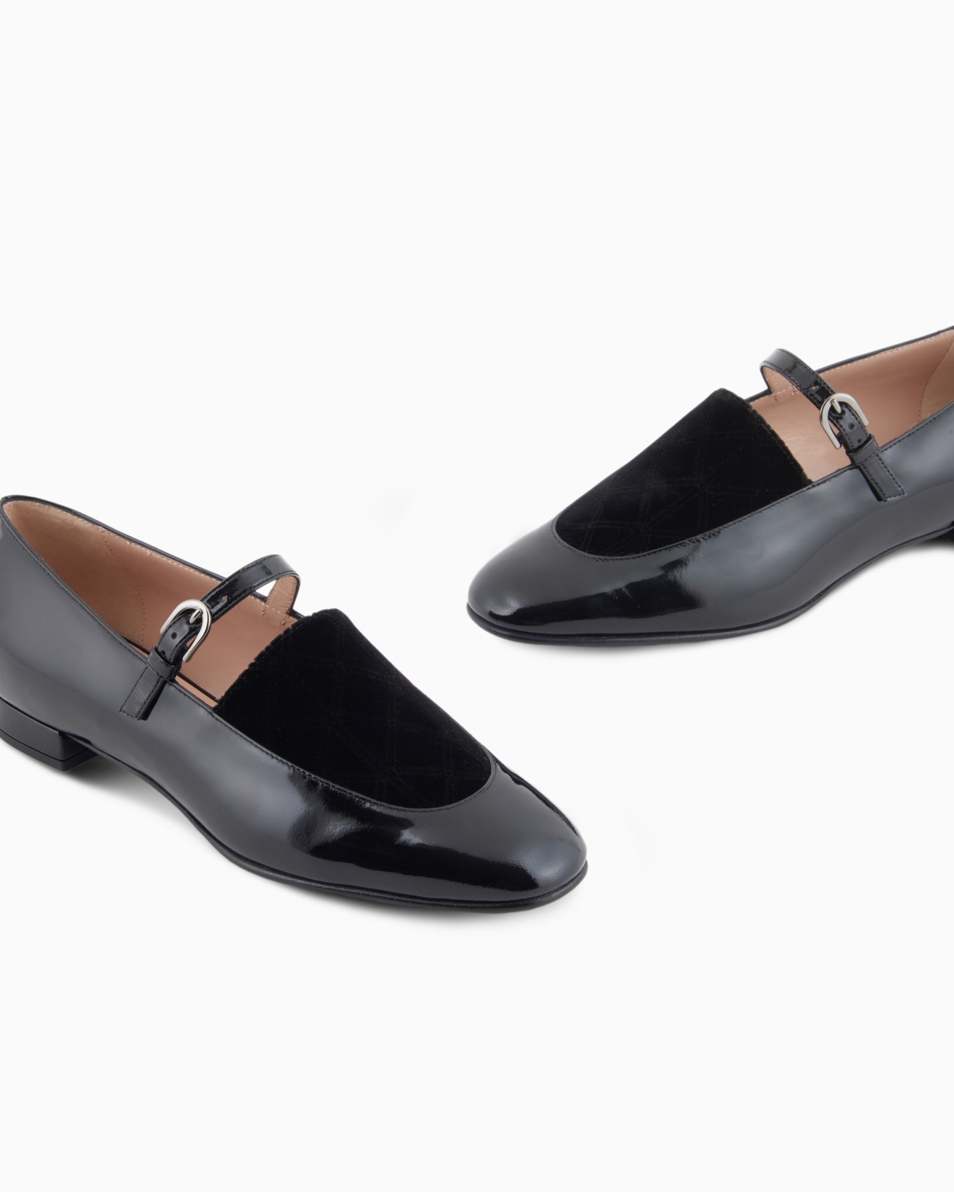 Mary Jane Ballerinas aus Lackleder Folie 4