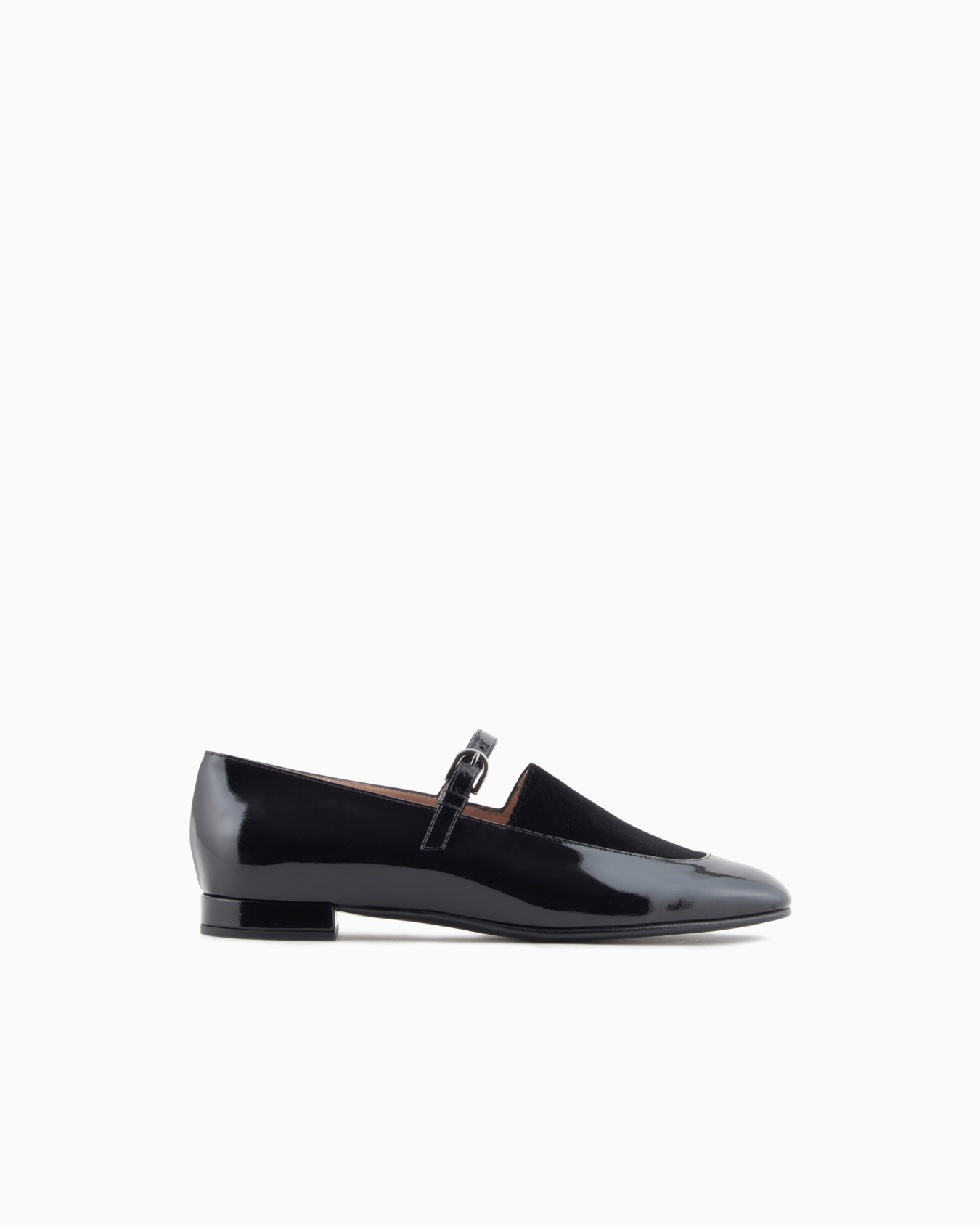Mary Jane Ballerinas aus Lackleder Folie 0