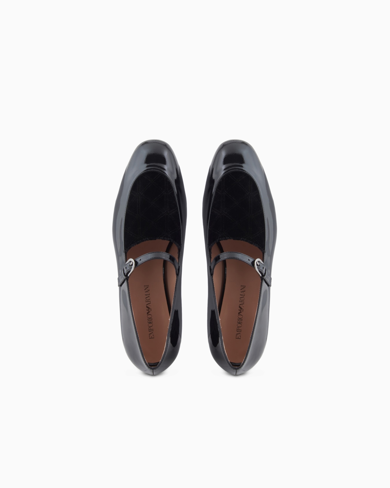 Mary Jane Ballerinas aus Lackleder Folie 2
