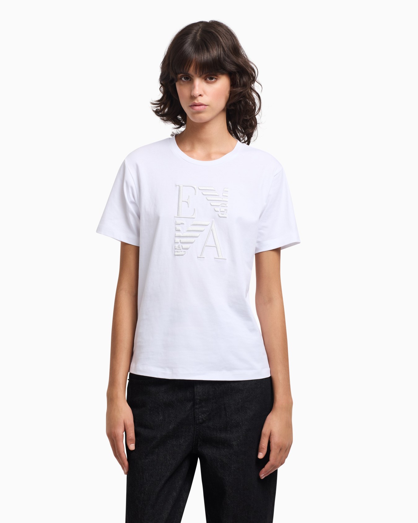 T-shirt en jersey biologique avec logo brodé Capsule Winter Urbanism ASV Diapositive 3