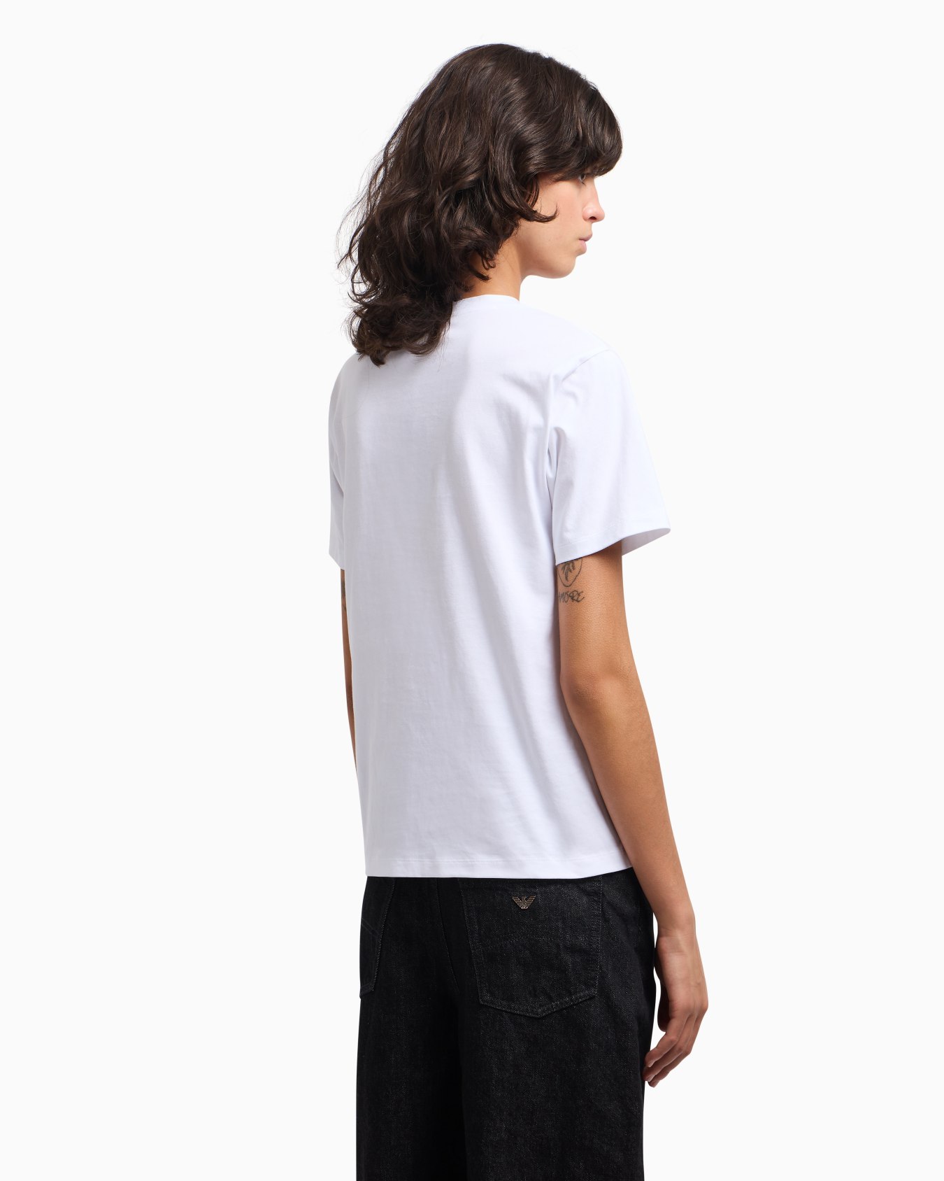 T-shirt en jersey biologique avec logo brodé Capsule Winter Urbanism ASV Diapositive 2