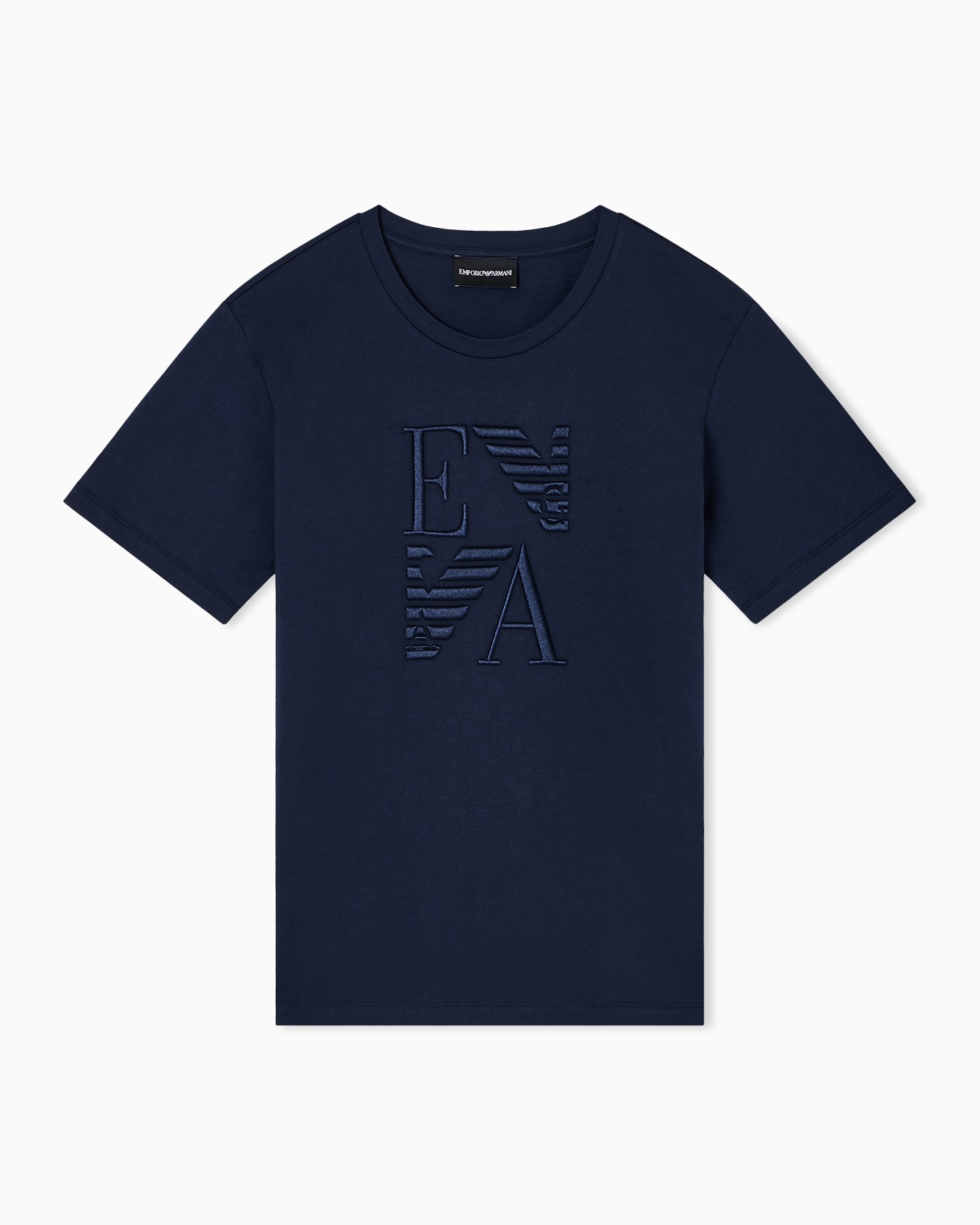 ASV Winter Urbanism capsule collection organic-jersey T-shirt with logo embroidery Slide 0
