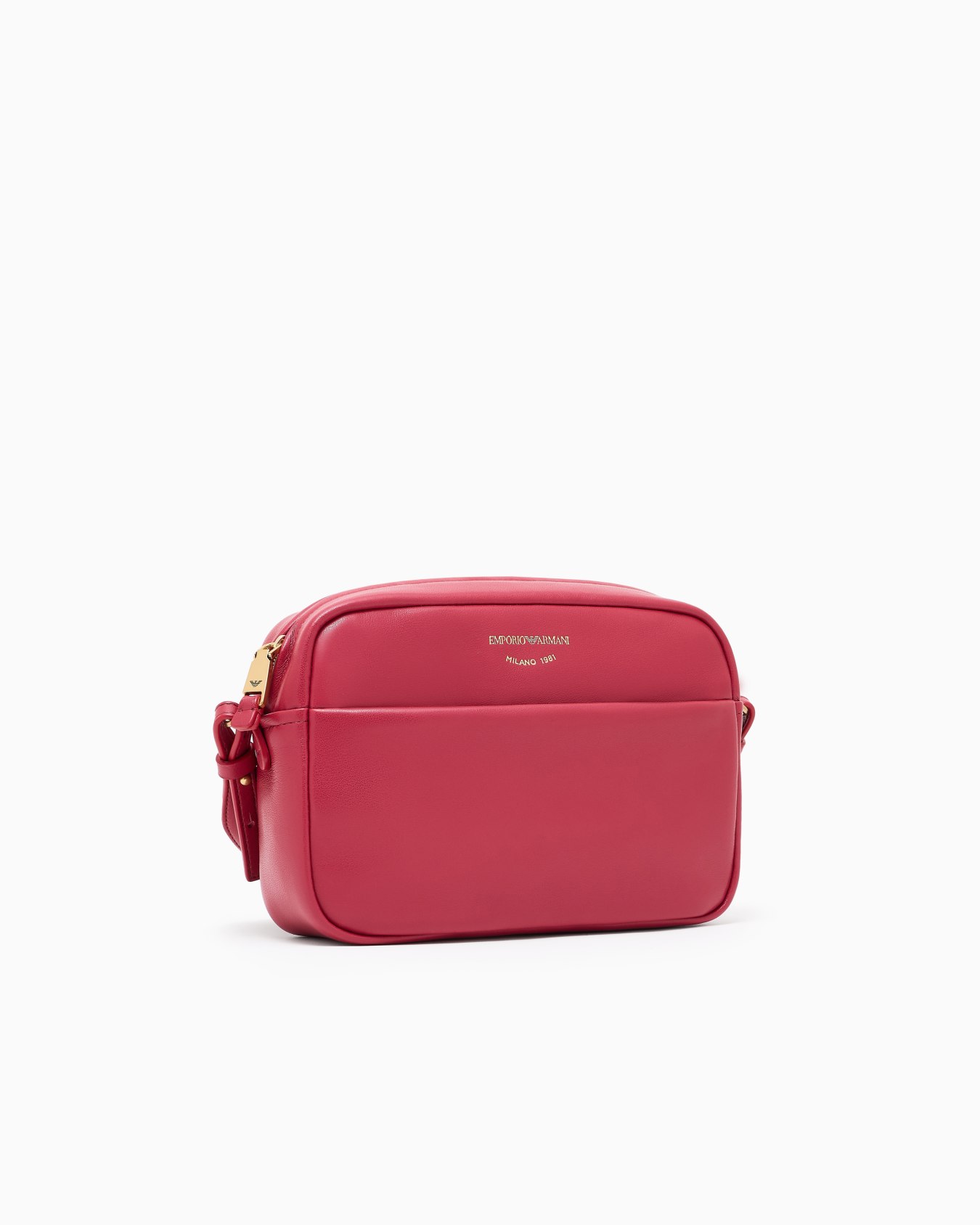 Leather camera case with shoulder strap Slide 1