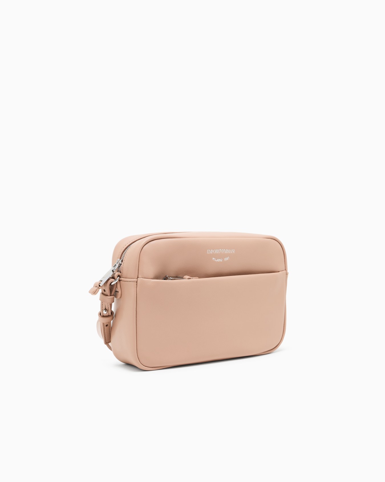 Leather camera case with shoulder strap Slide 1