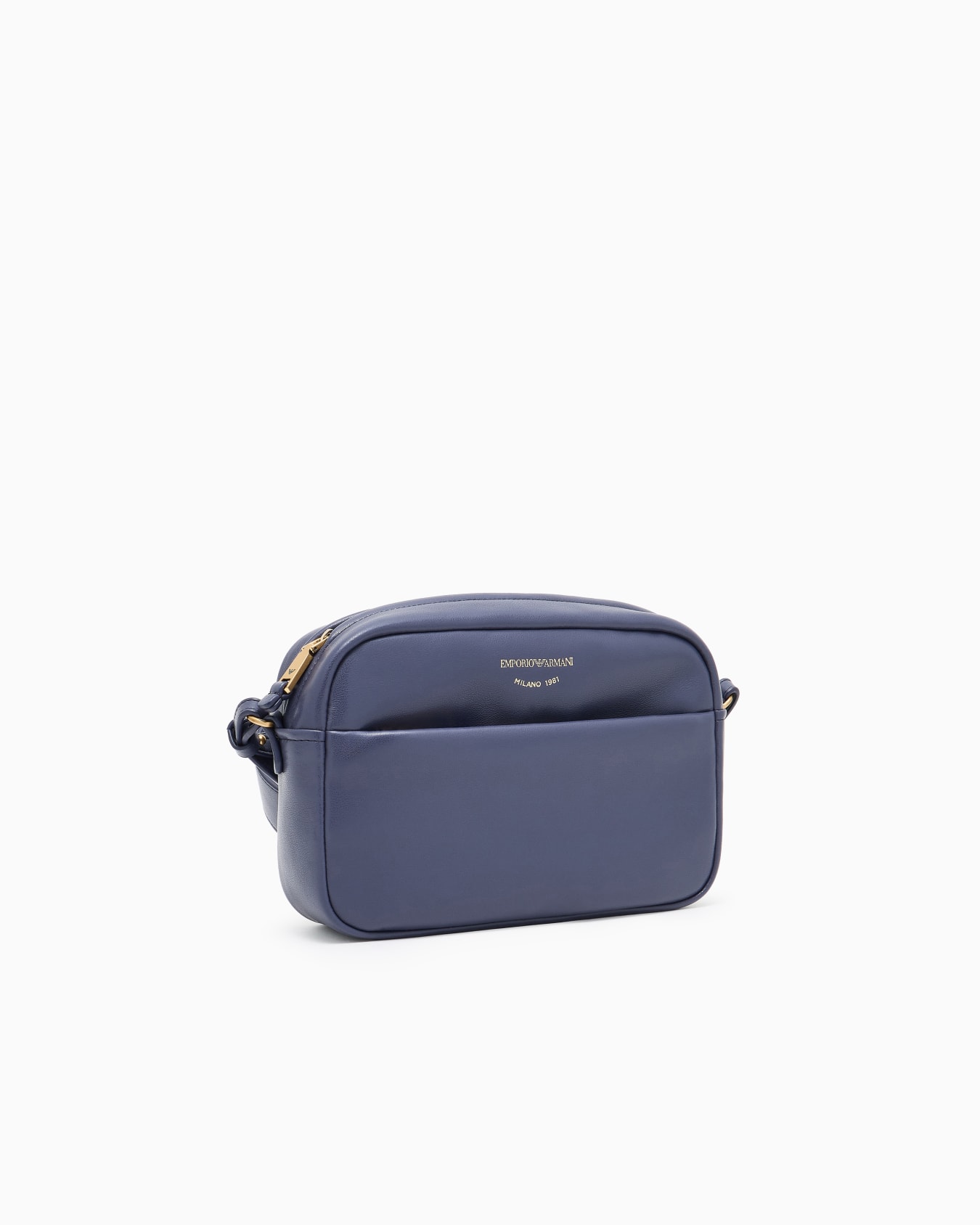 Leather camera case with shoulder strap Slide 1