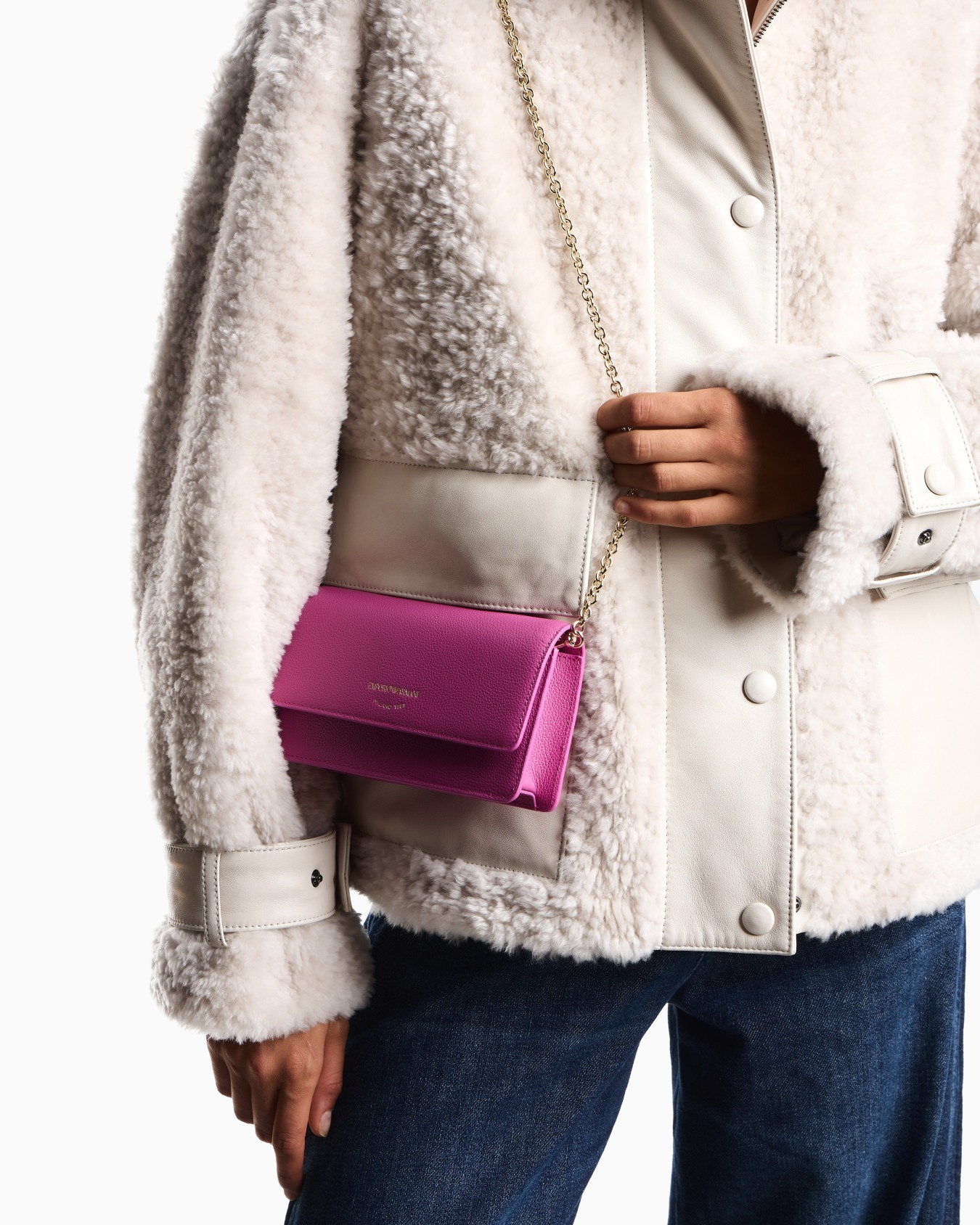 Mini bag in tumbled leather Slide 5