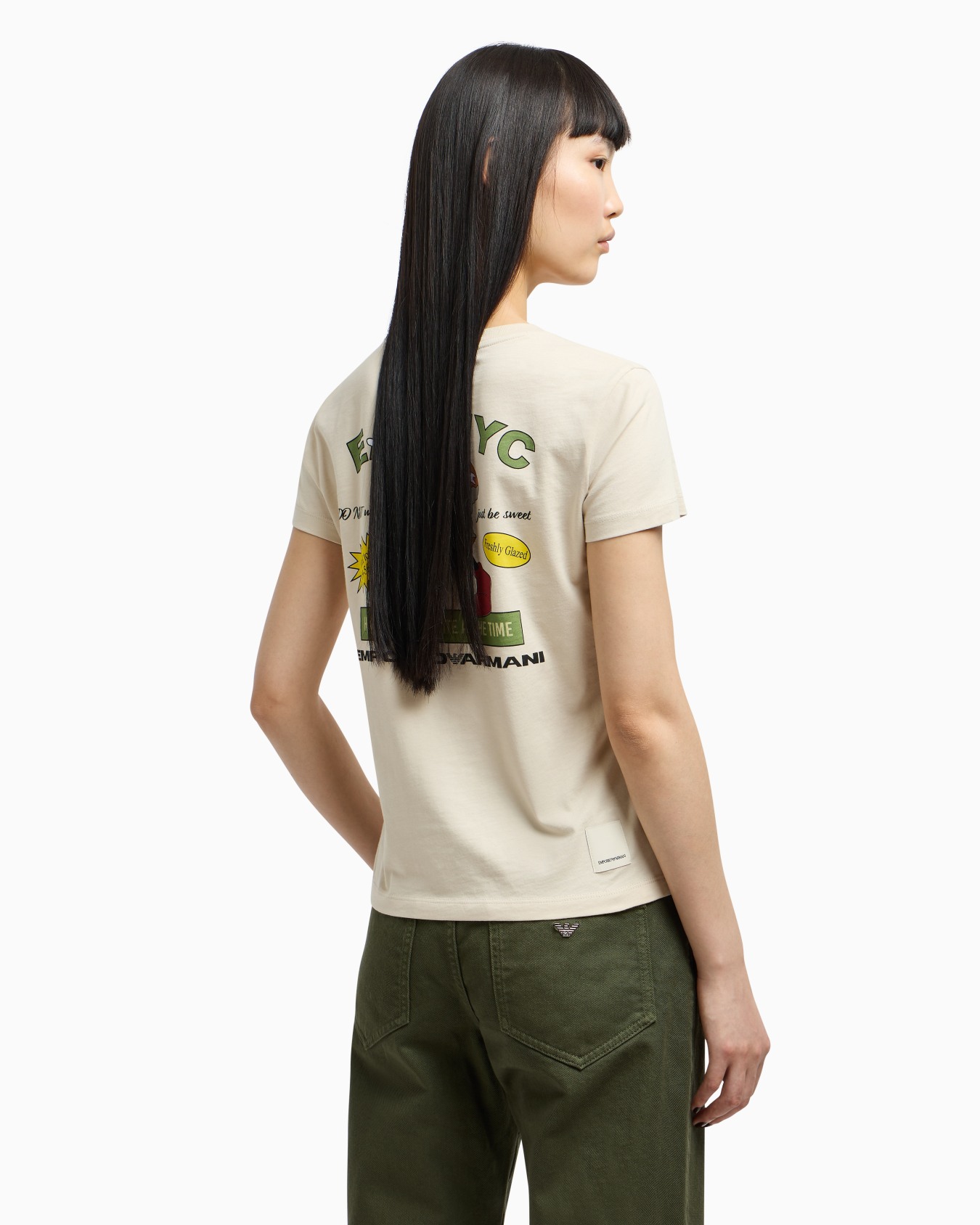 ASV New York capsule collection jersey T-shirt with oversized print Slide 3