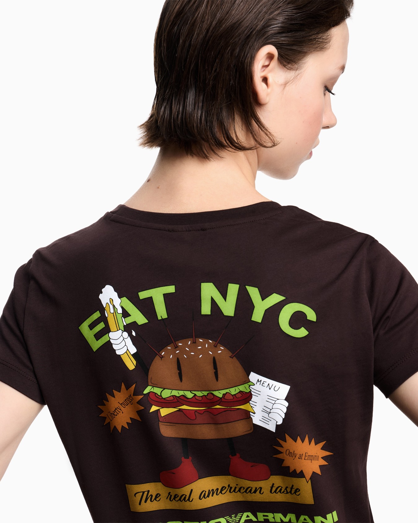 ASV New York capsule collection jersey T-shirt with oversized print Slide 4