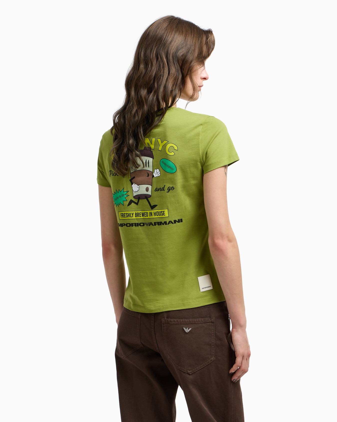 ASV New York capsule collection jersey T-shirt with oversized print Slide 2
