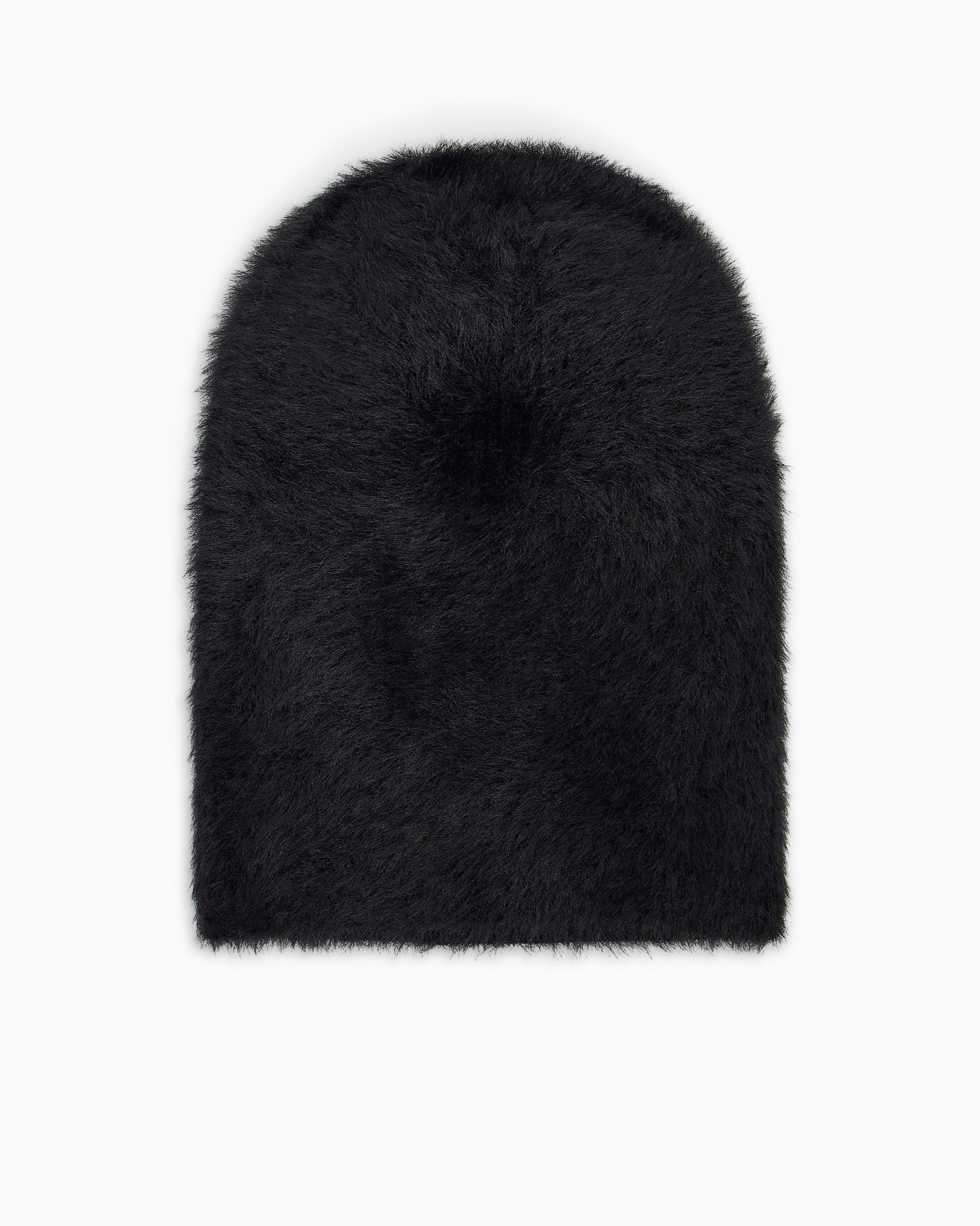 Faux fur fabric beanie Slide 1