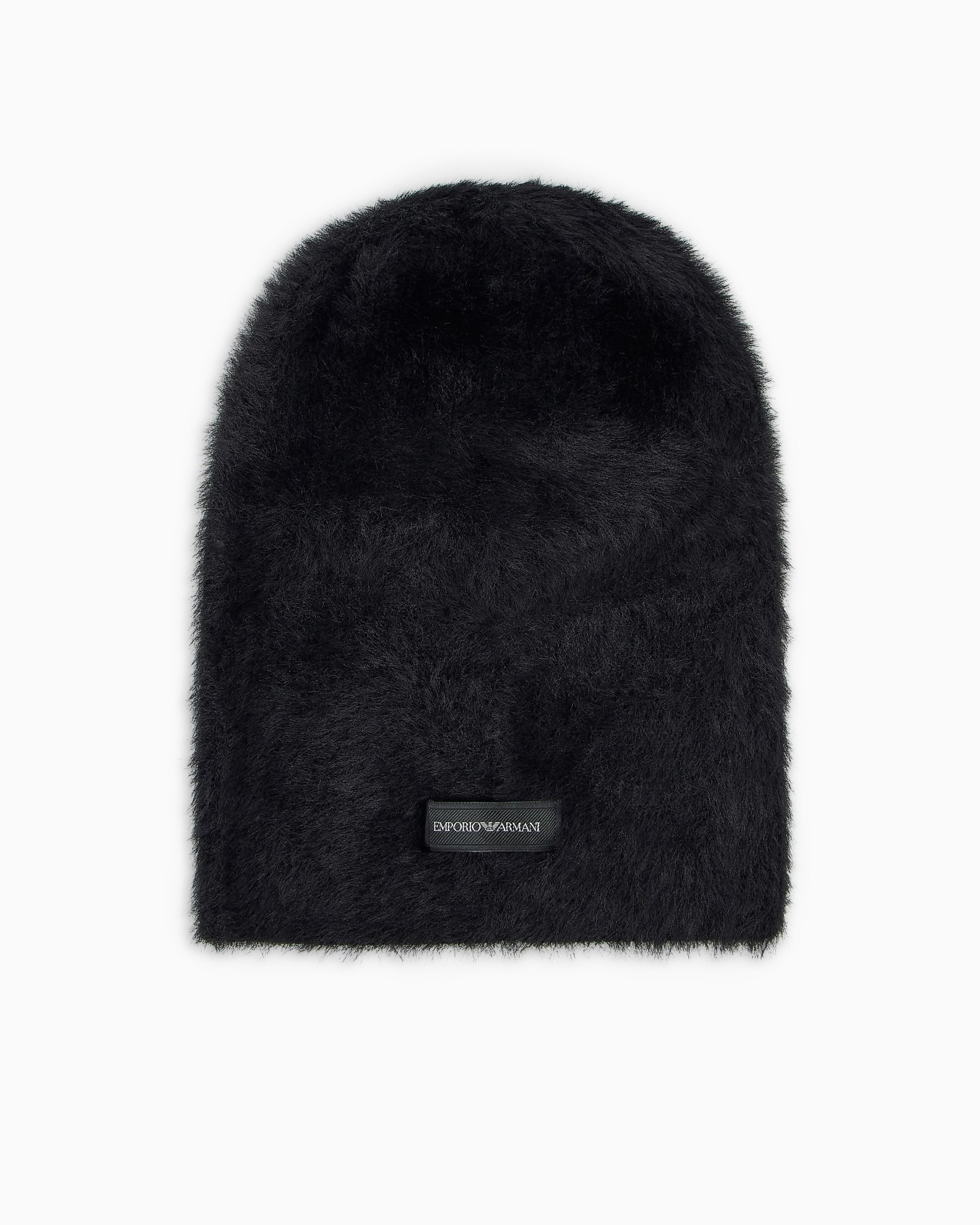 Faux fur fabric beanie Slide 0