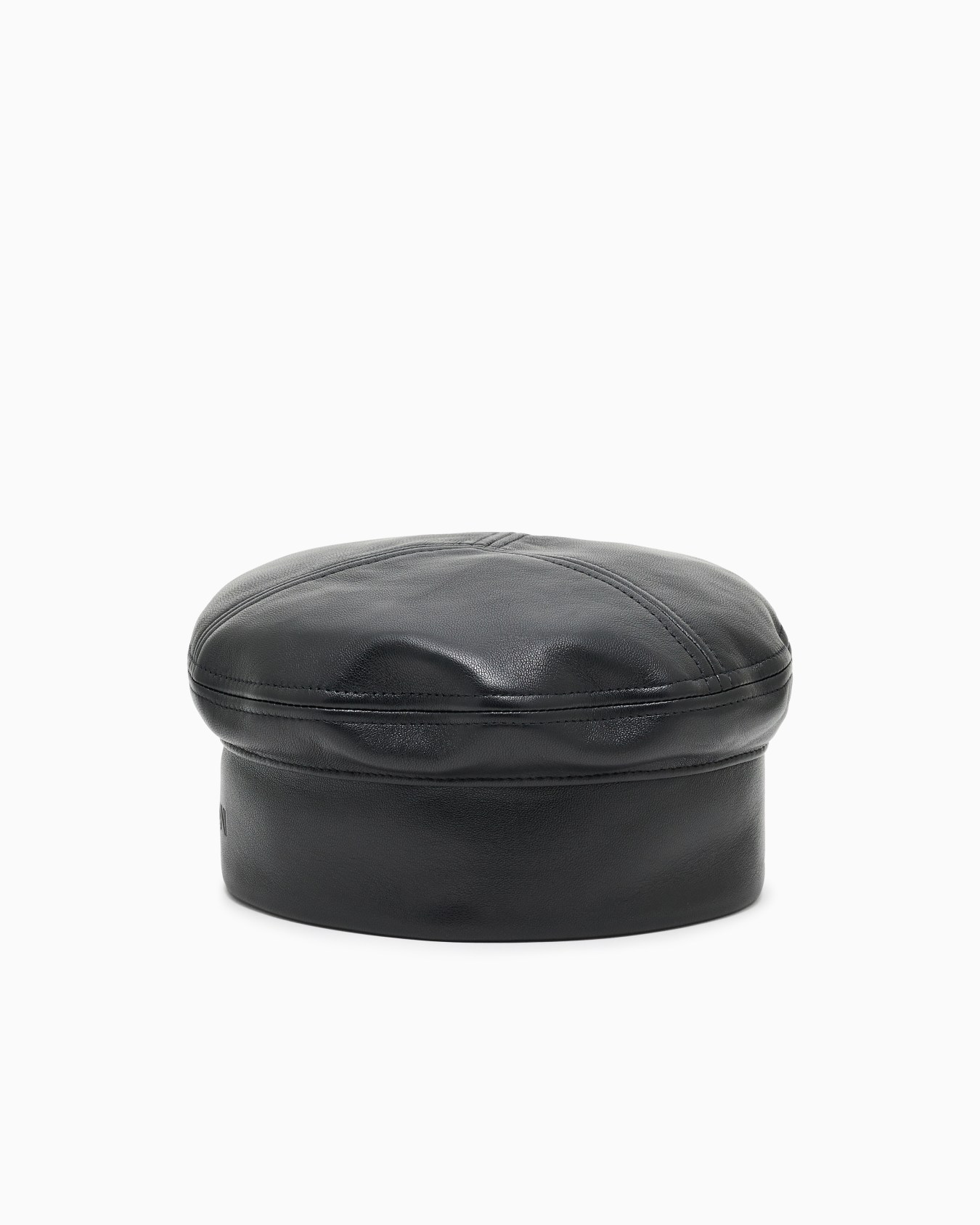 Béret en nappa avec logo Diapositive 1