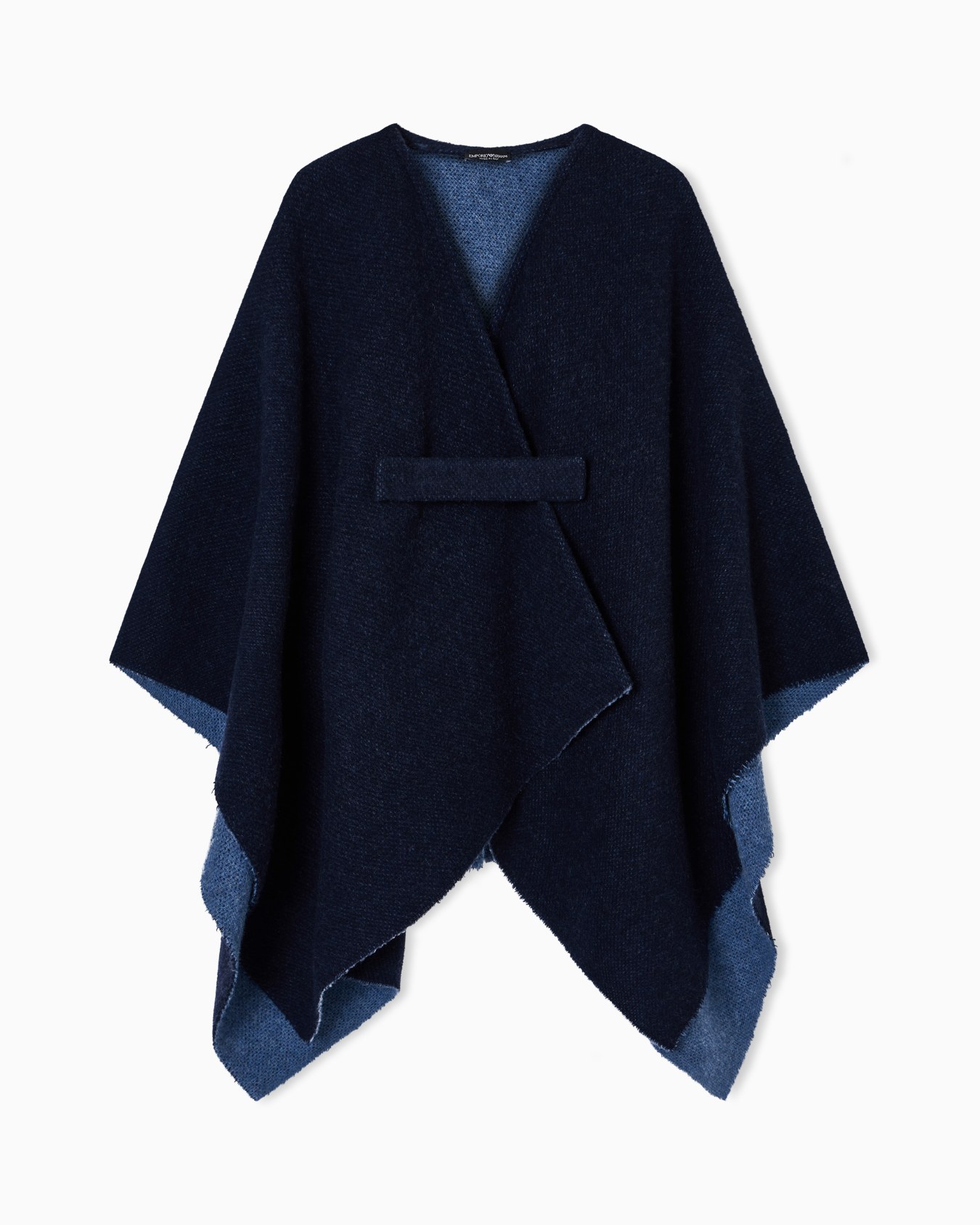 Double-sided wool cape Slide 0