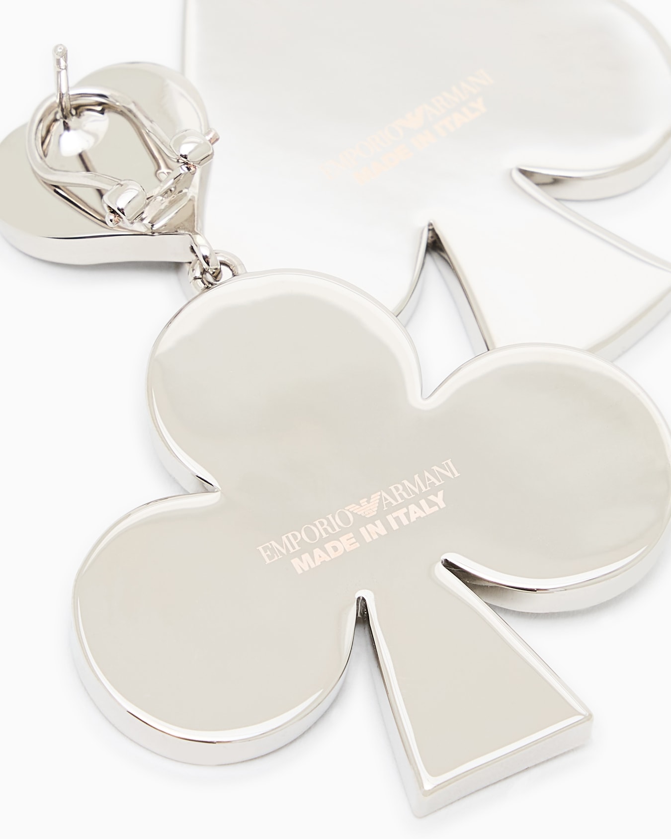 Shaped earrings with Swarovski pavé rhinestones Slide 1