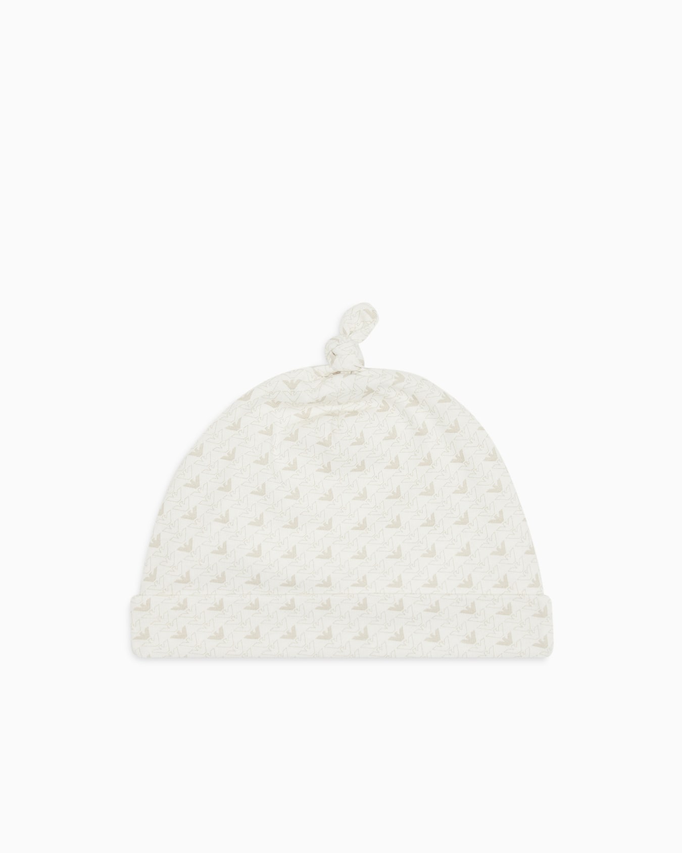 Jersey beanie with op-art eagles Slide 1