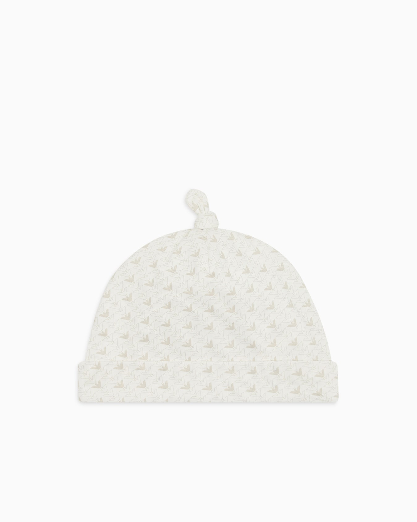Jersey beanie with op-art eagles Slide 0