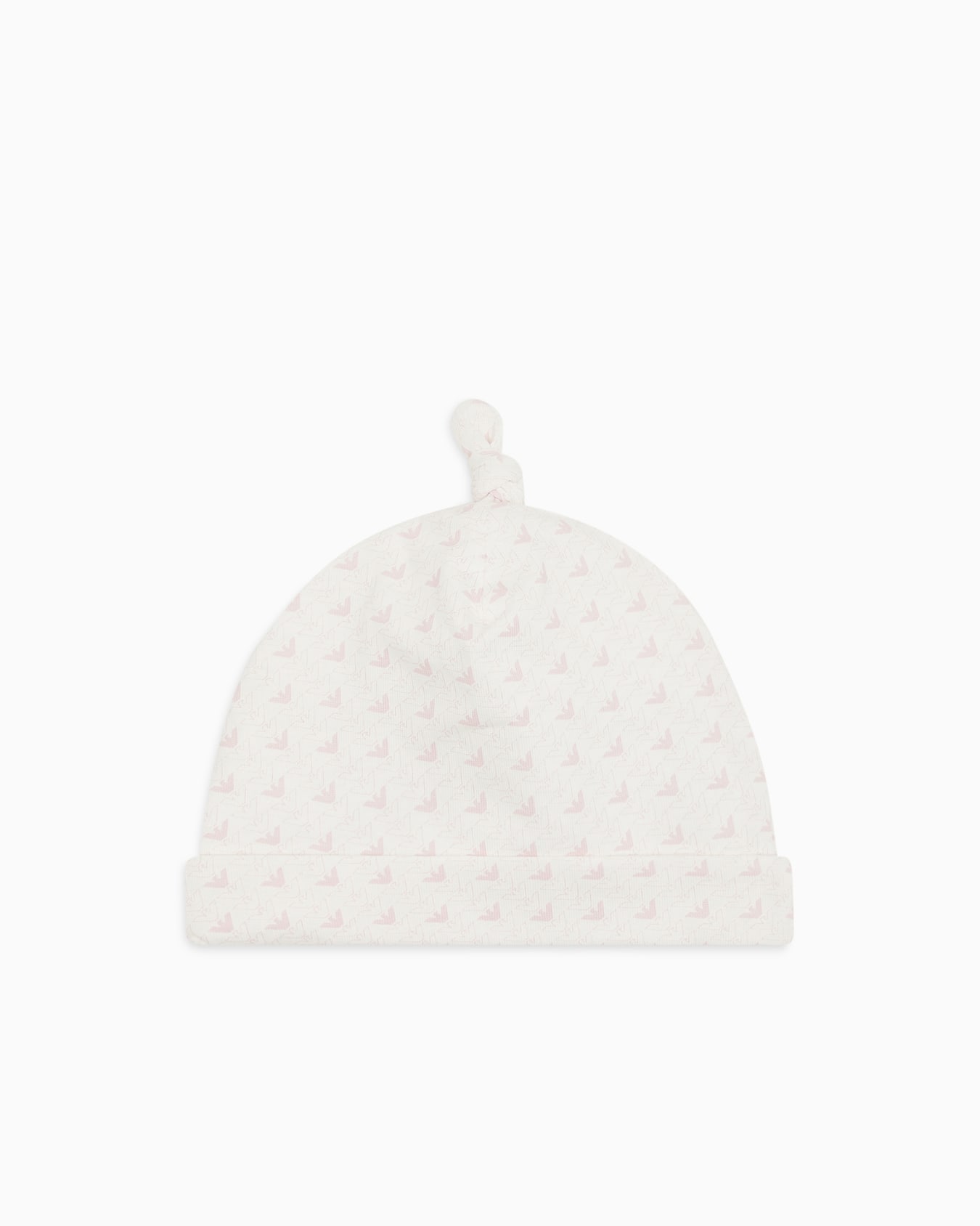 Jersey beanie with op-art eagles Slide 0