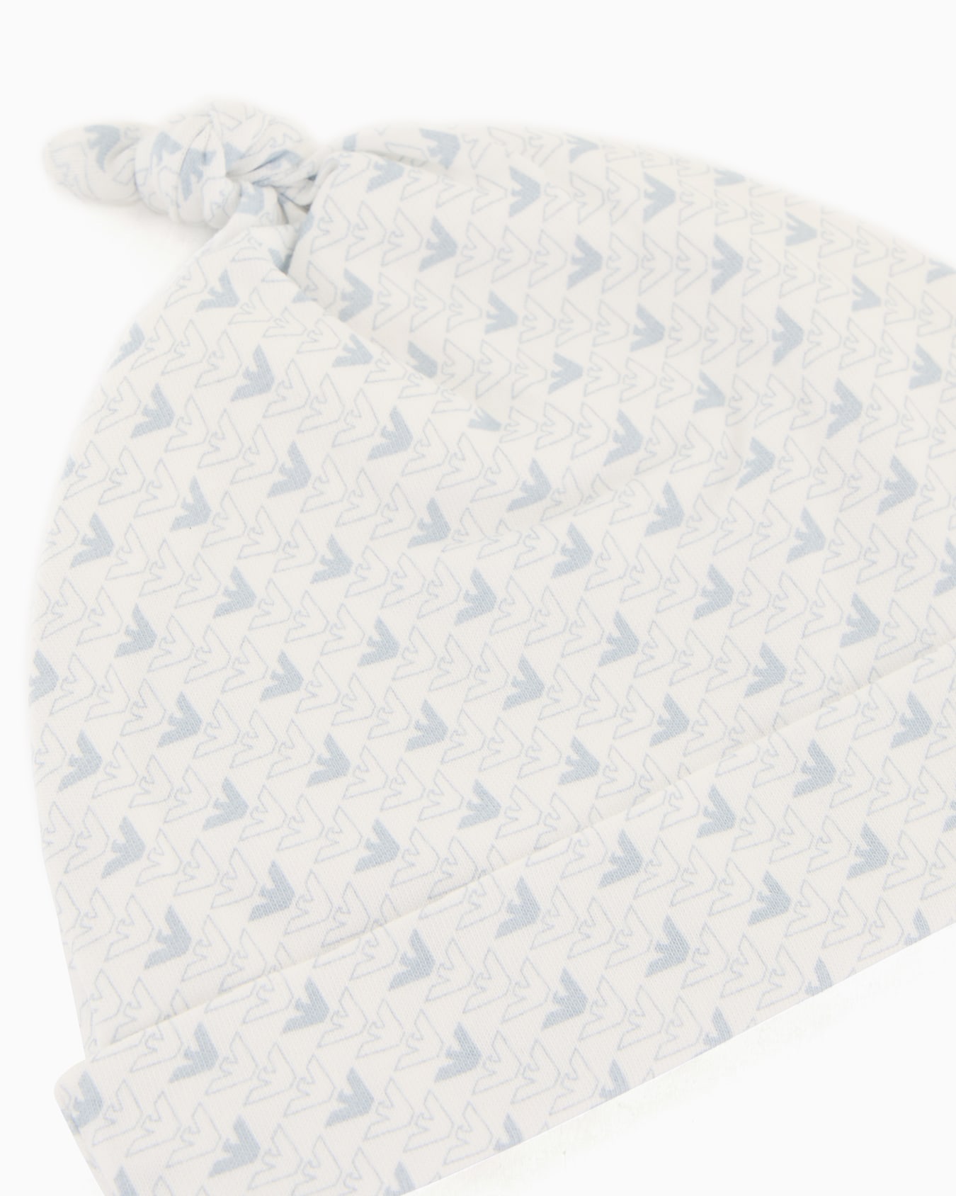 Jersey beanie with op-art eagles Slide 1