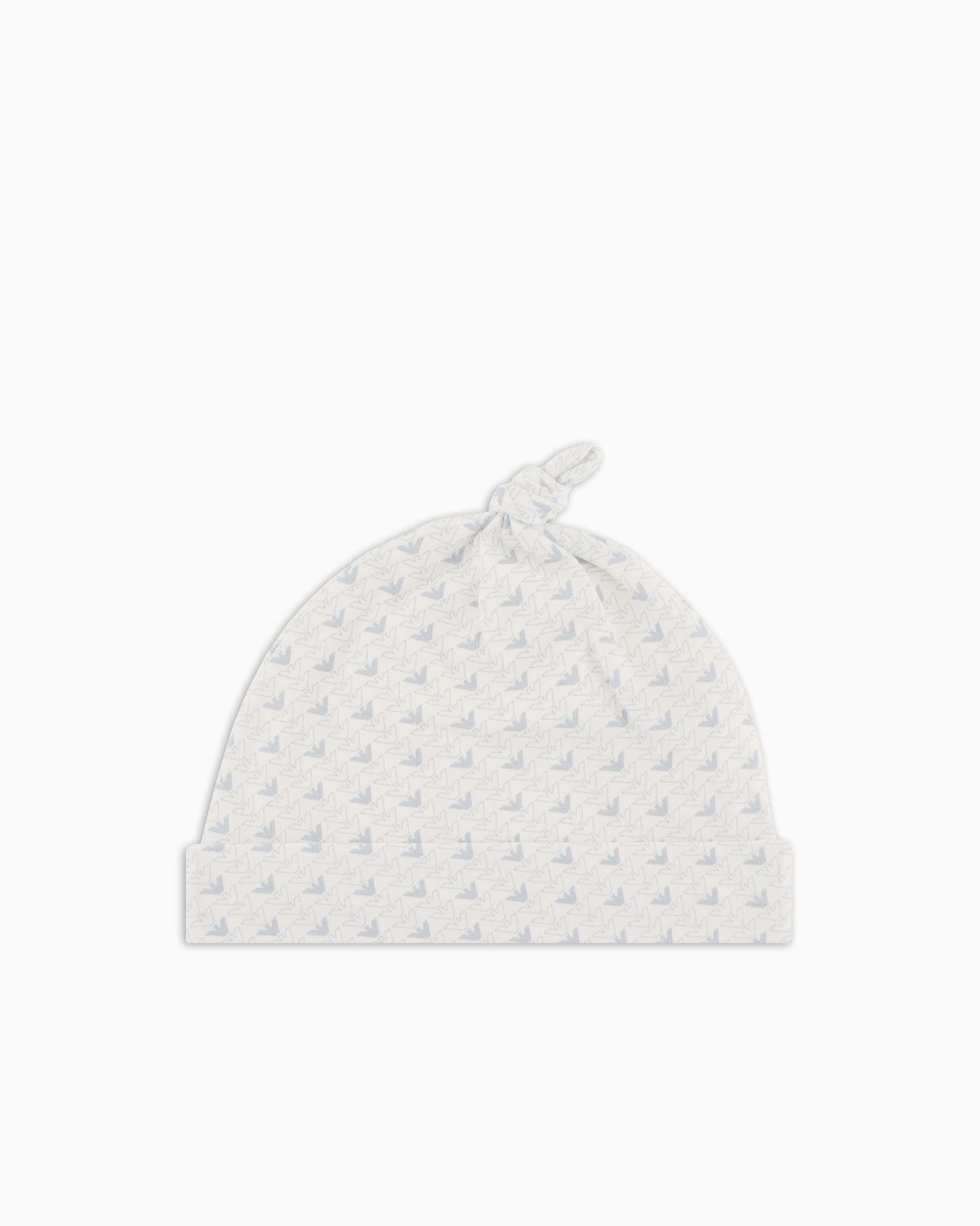 Jersey beanie with op-art eagles Slide 0