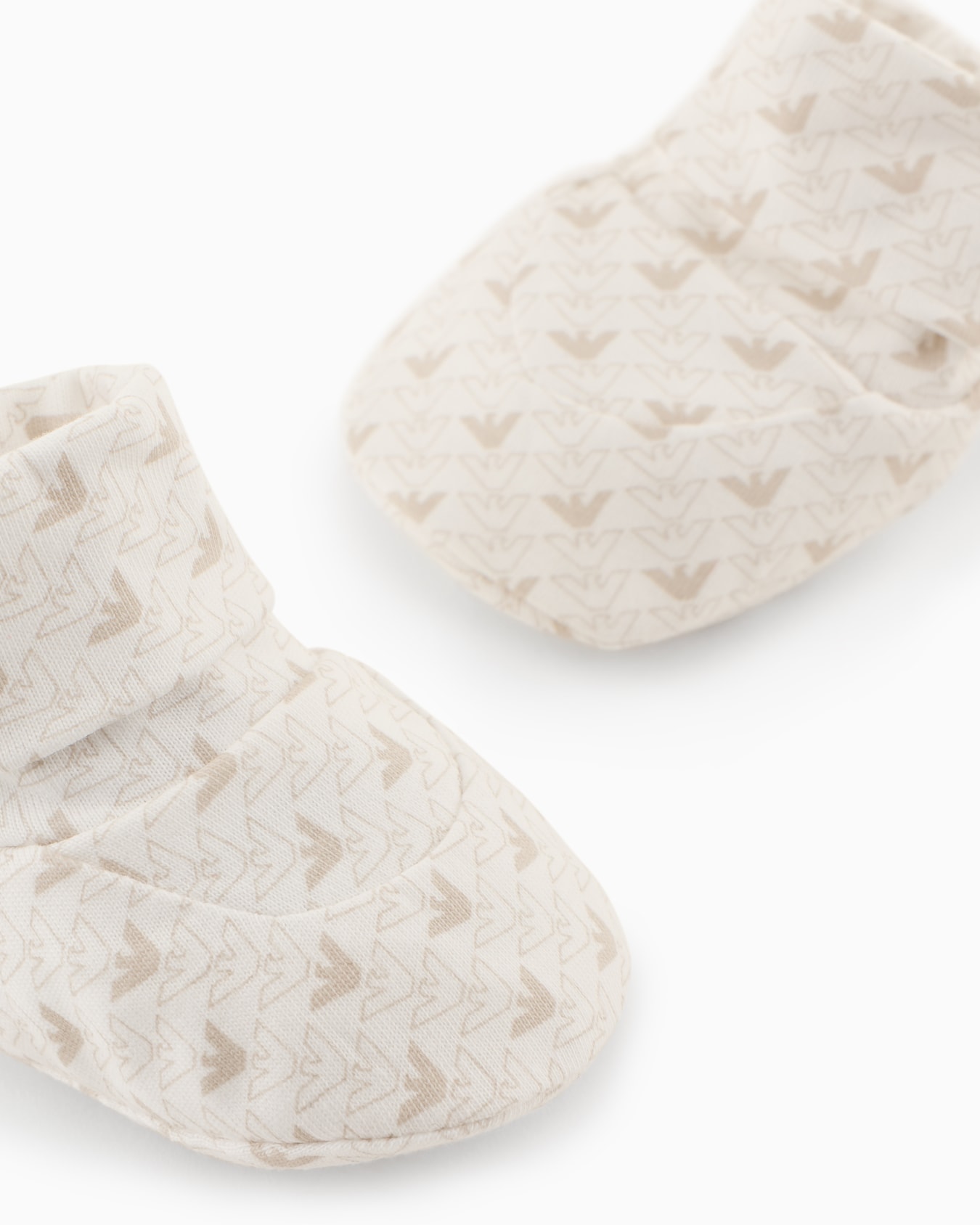 Jersey booties with op-art eagles Slide 1