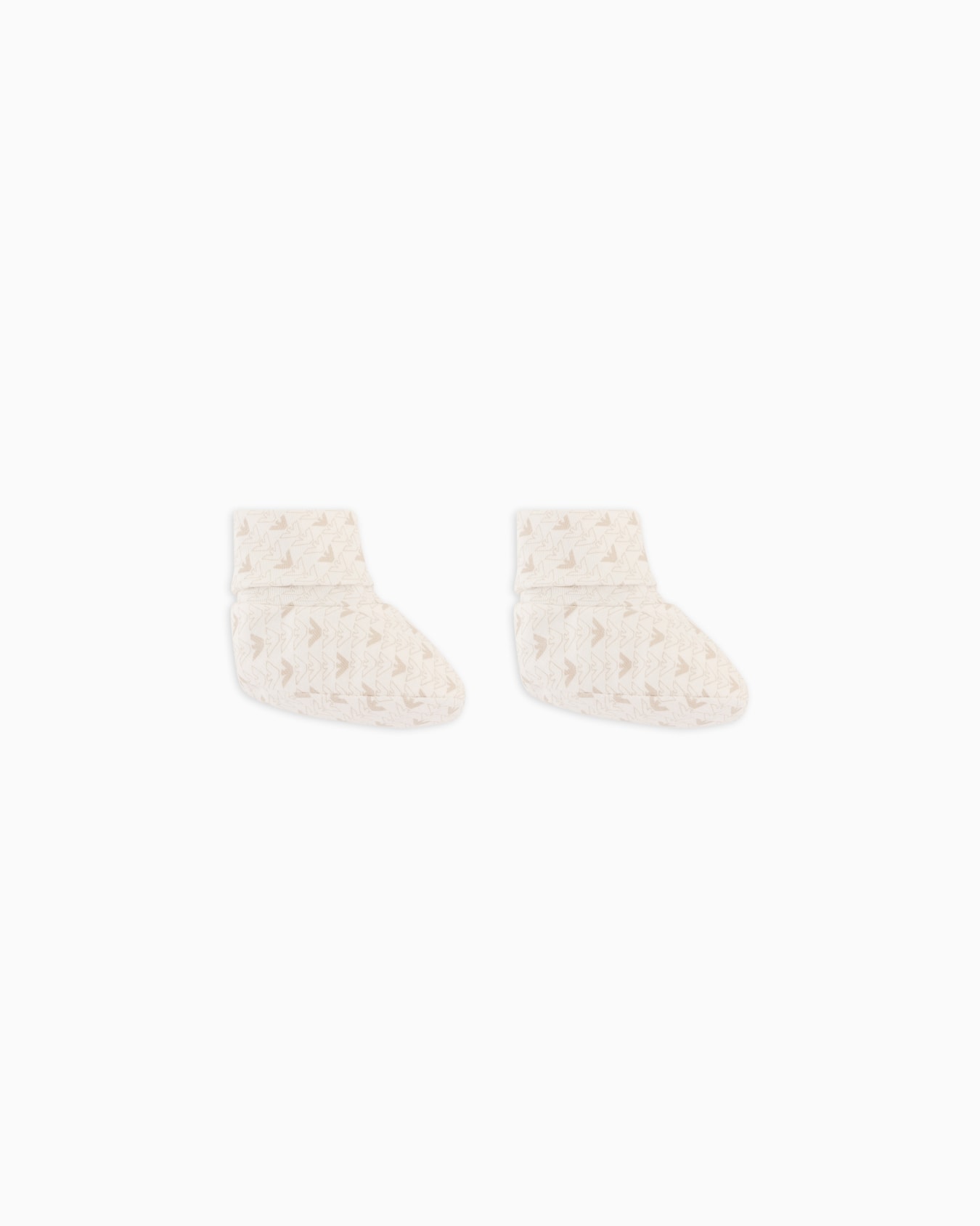 Jersey booties with op-art eagles Slide 0