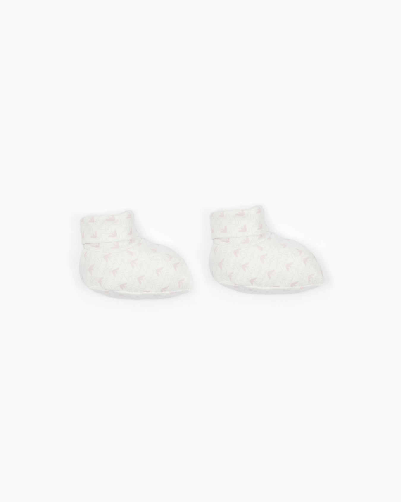Jersey booties with op-art eagles Slide 0