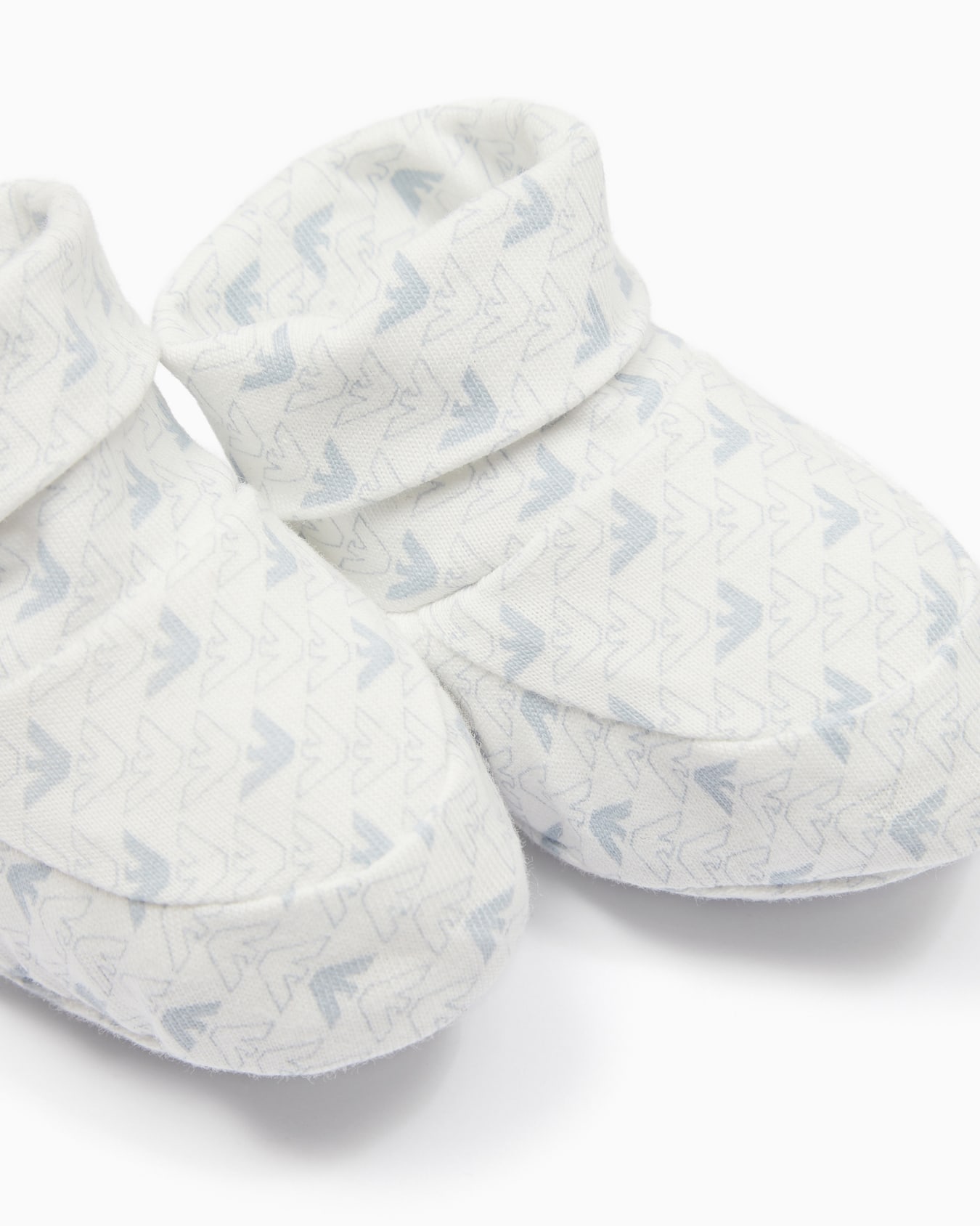 Jersey booties with op-art eagles Slide 1